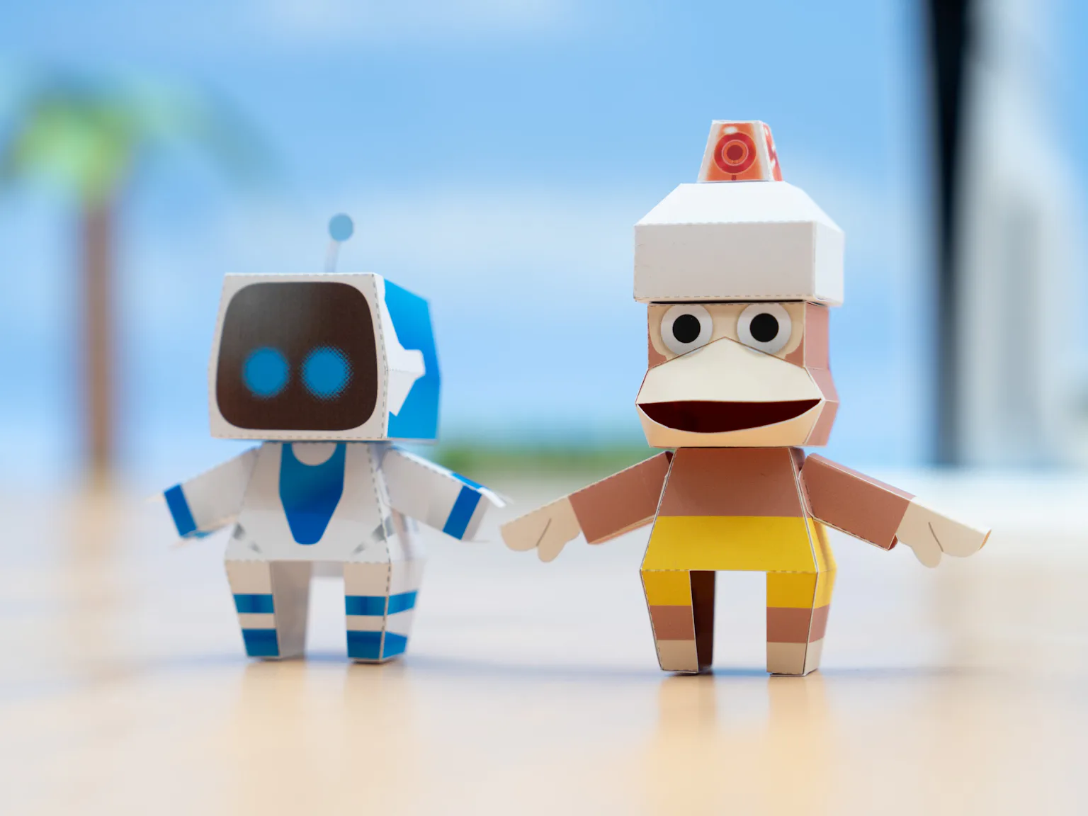 PlayStation Releases DIY Printable Astro Bot Paper Craft art