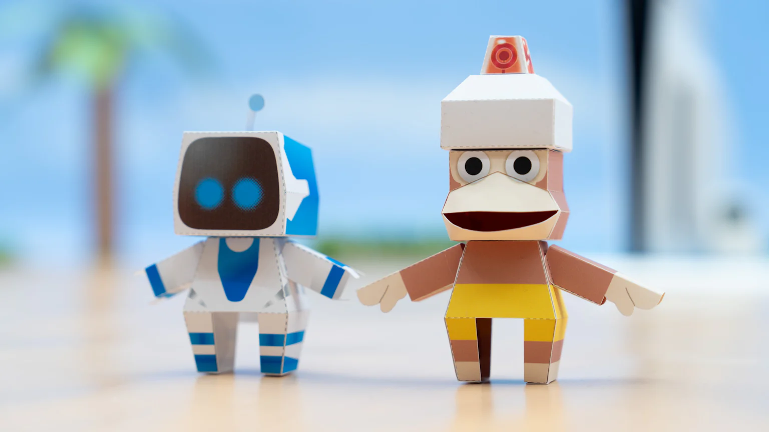 PlayStation Releases DIY Printable Astro Bot Paper Craft art