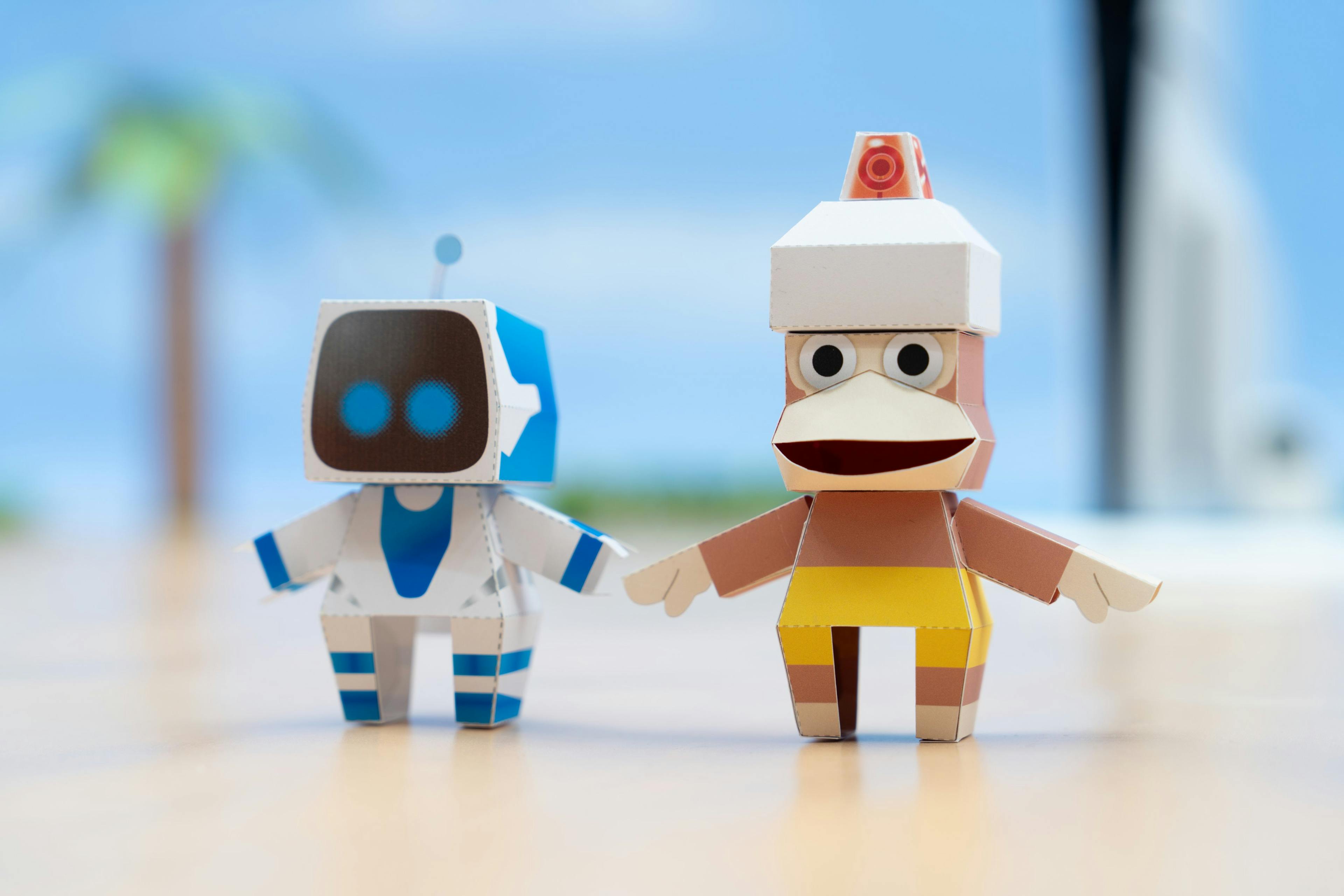 PlayStation Releases DIY Printable Astro Bot Paper Craft art