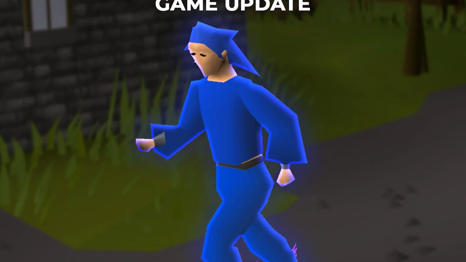 OSRS man running art