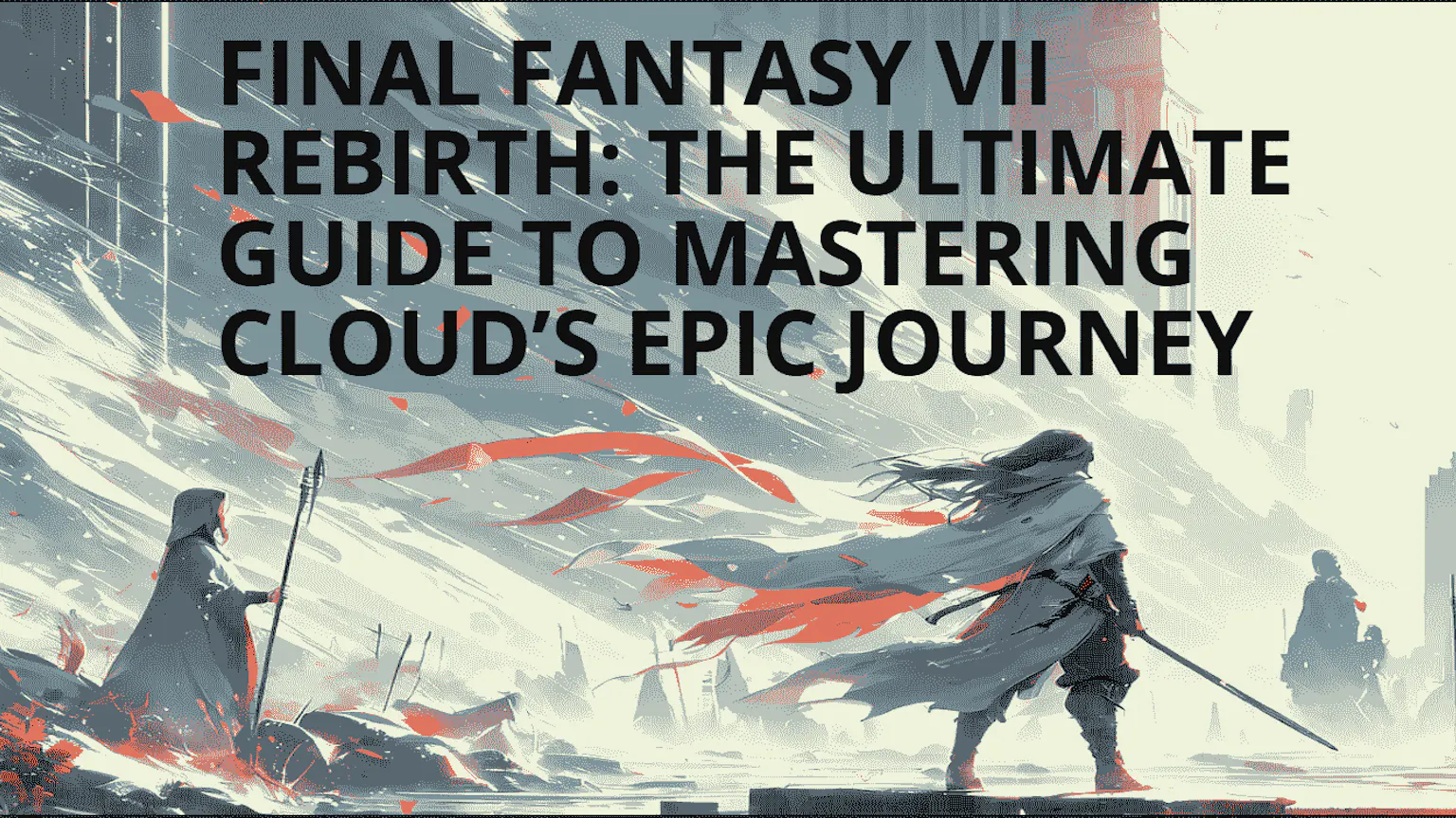 Final Fantasy VII Rebirth The Ultimate Guide to Mastering Cloud’s Epic Journey art