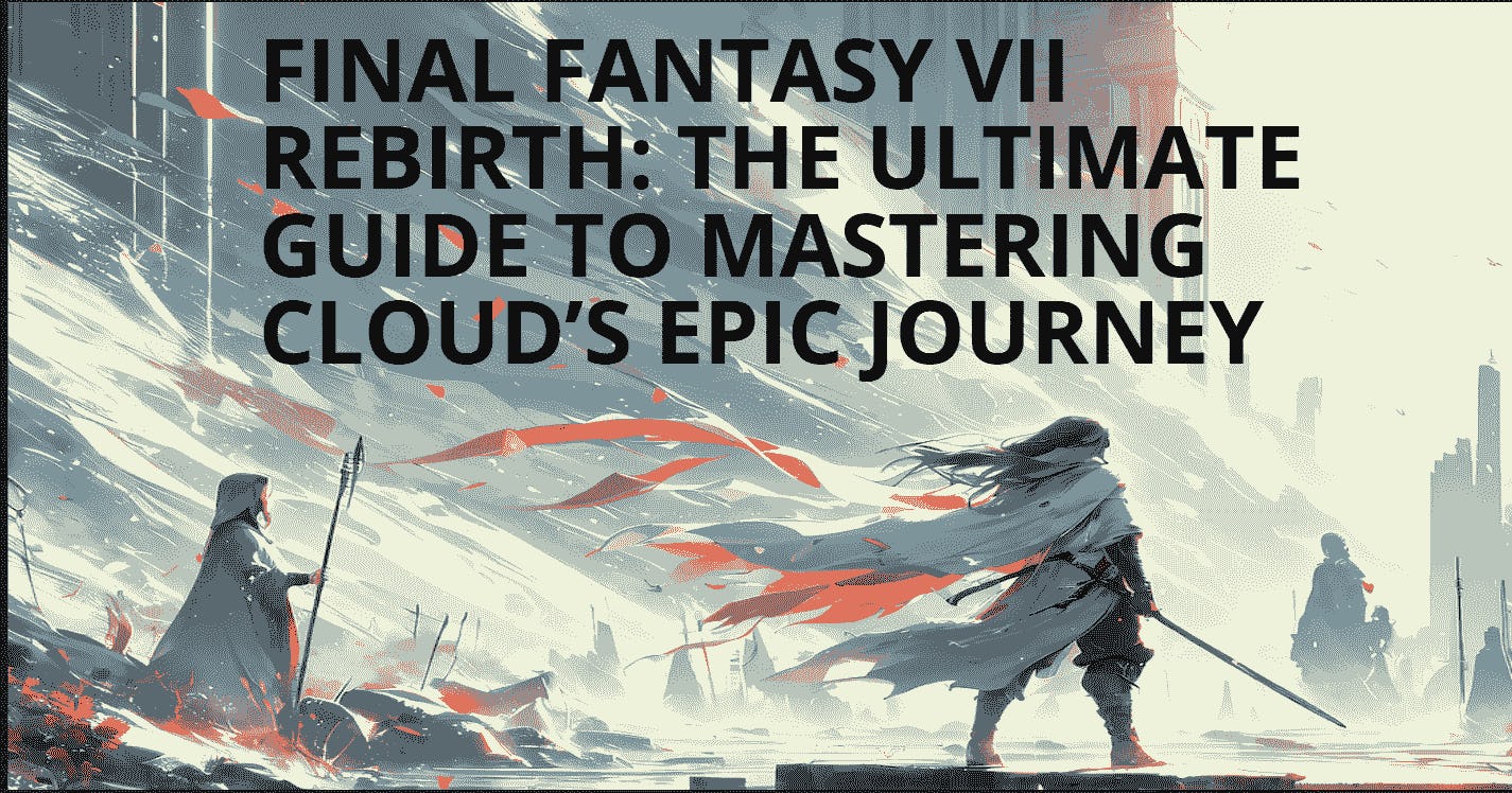Final Fantasy VII Rebirth The Ultimate Guide to Mastering Cloud’s Epic Journey art