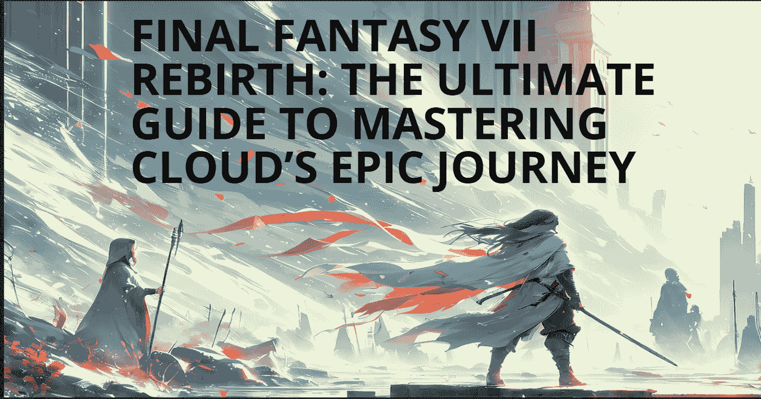 Final Fantasy VII Rebirth The Ultimate Guide to Mastering Cloud’s Epic Journey art