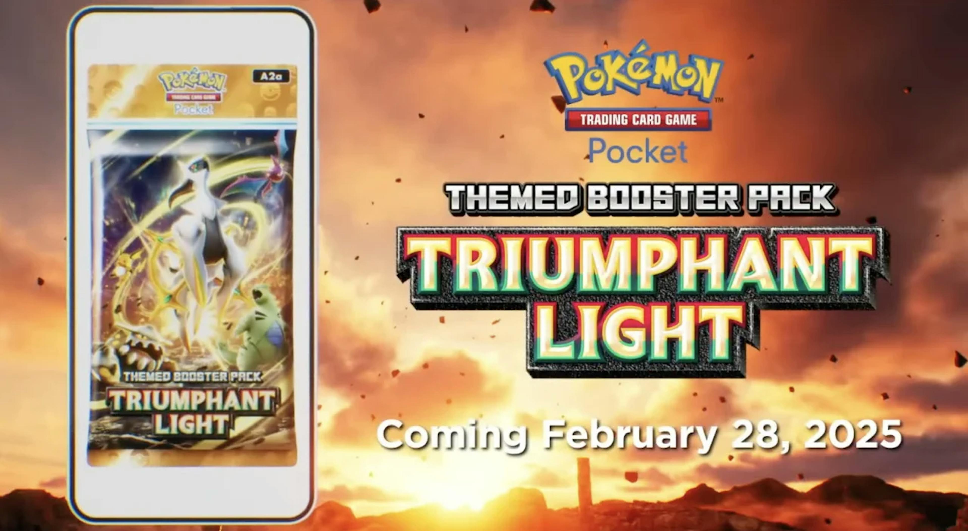 New Pokémon TCG Pocket Set 'Triumphant Light' is out Tomorrow