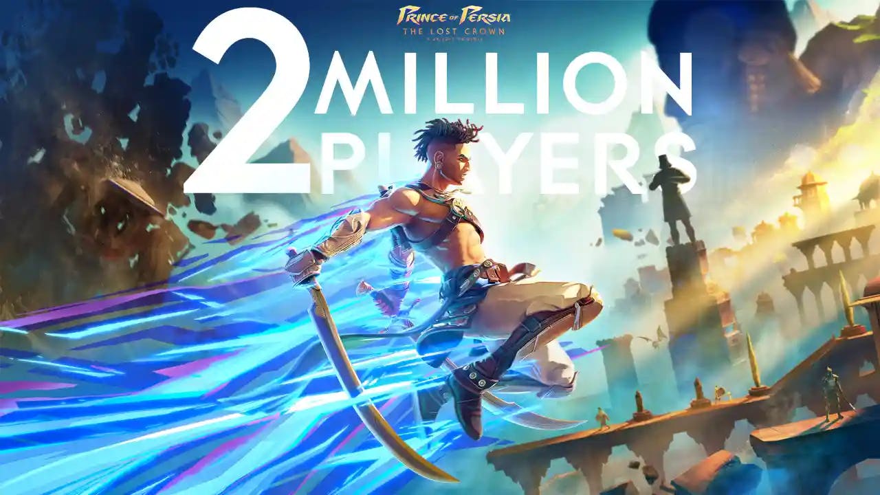 Prince of Persia: The Lost Crown Reaches 2M Players