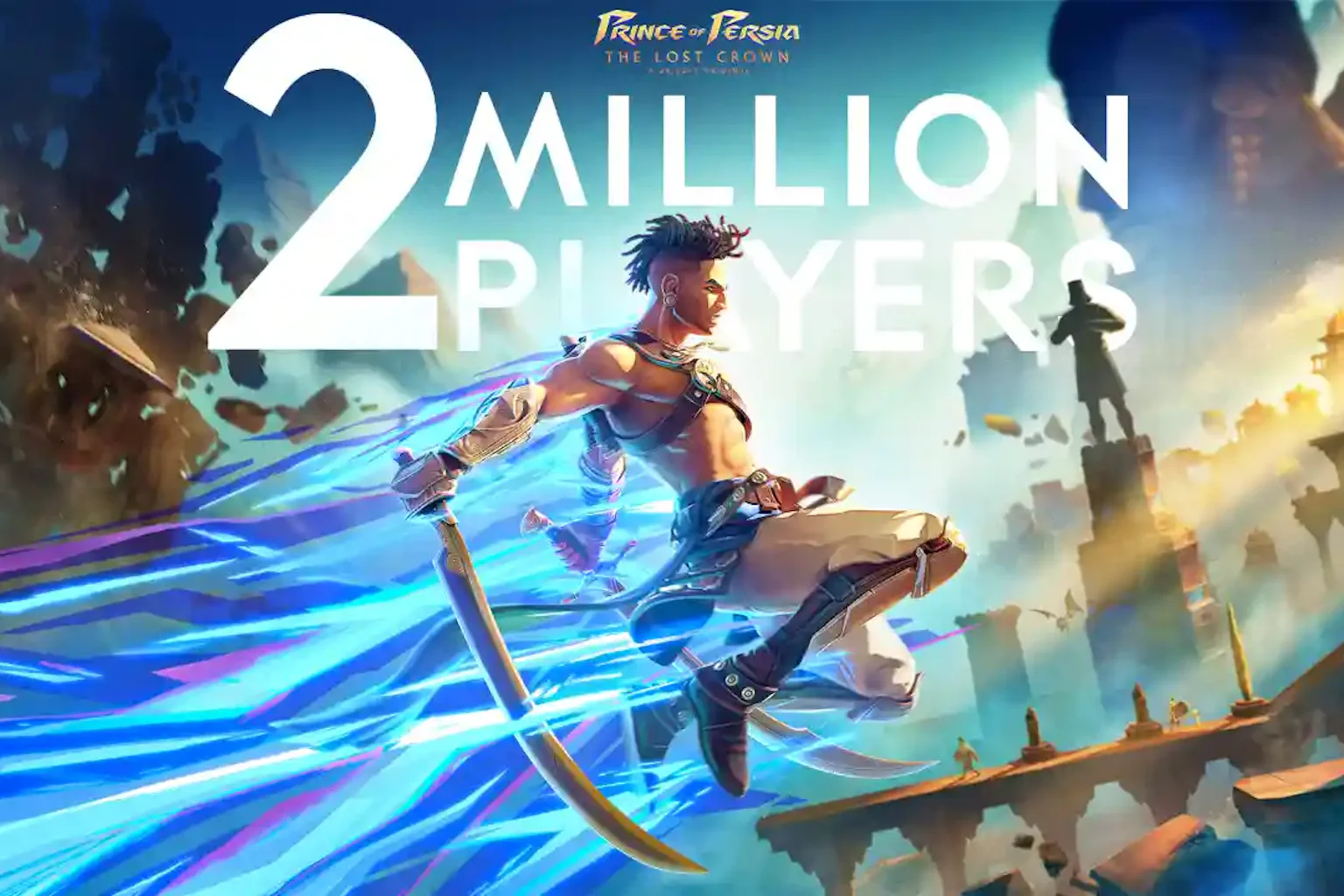 Prince of Persia: The Lost Crown Reaches 2M Players