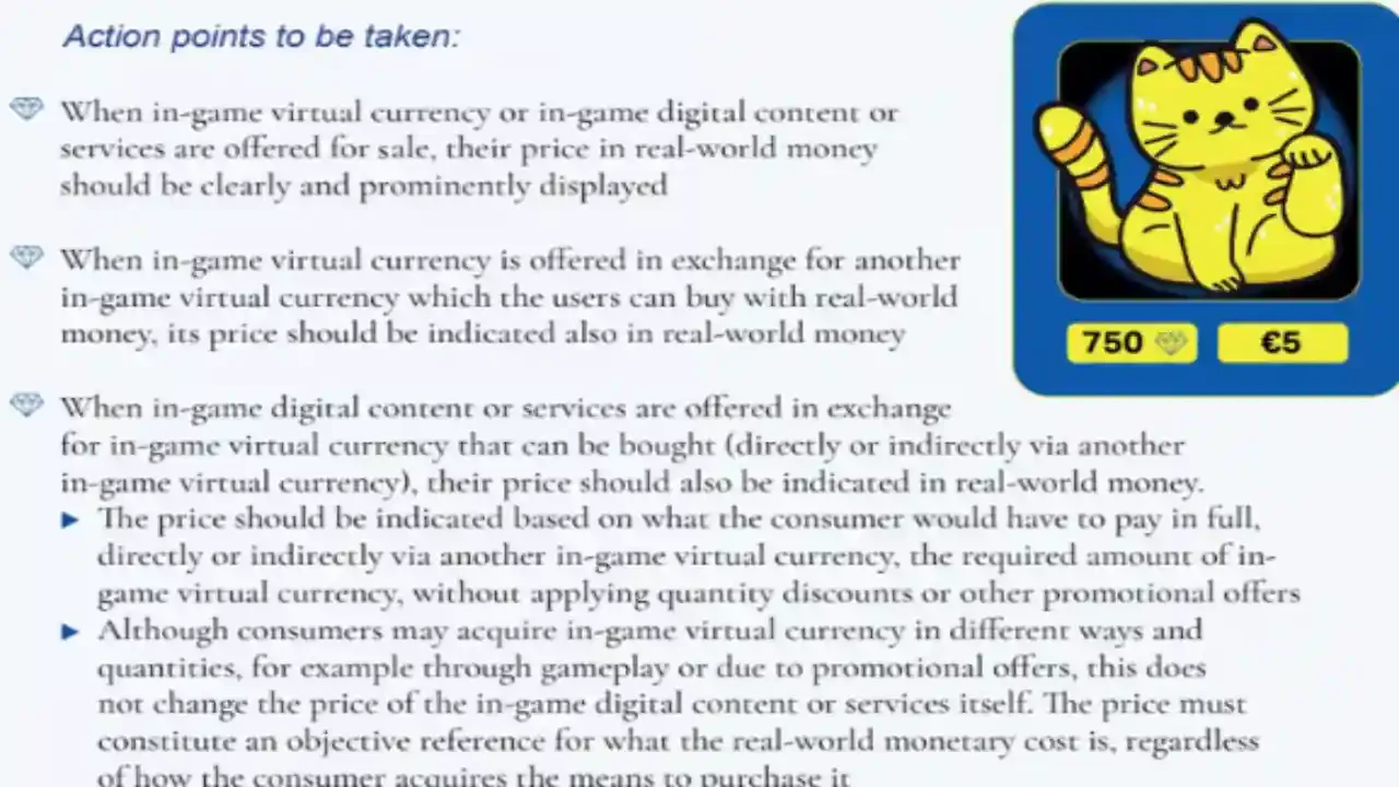 EU In-Game Purchases Reform: Transparent Pricing Rules