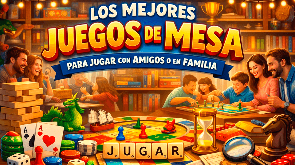 Los mejores pasatiempos para jugar en familia