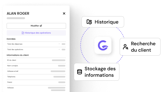 Les données de vos clients stockées et centralisées