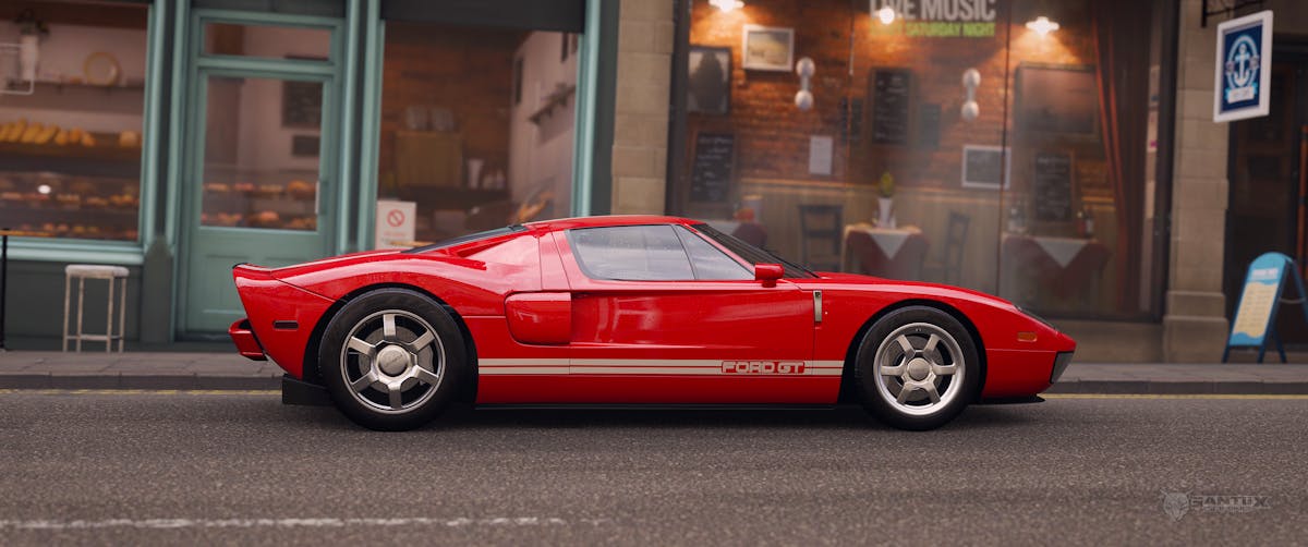 Ford GT 2005 side view