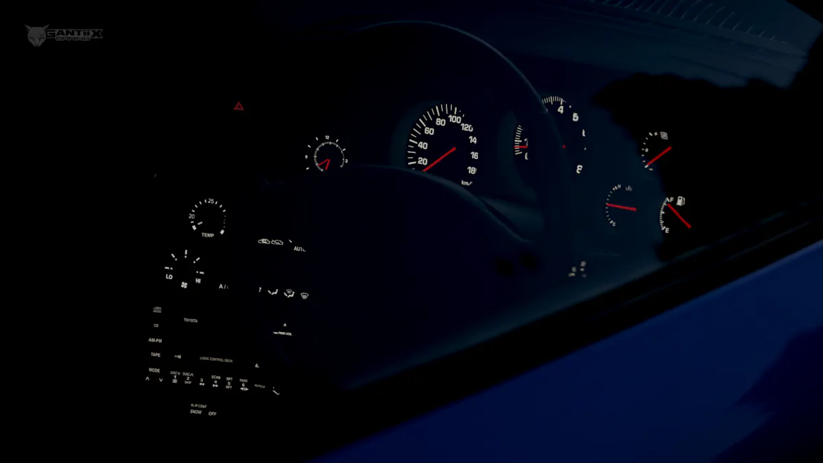 Toyota Supra RZ interior