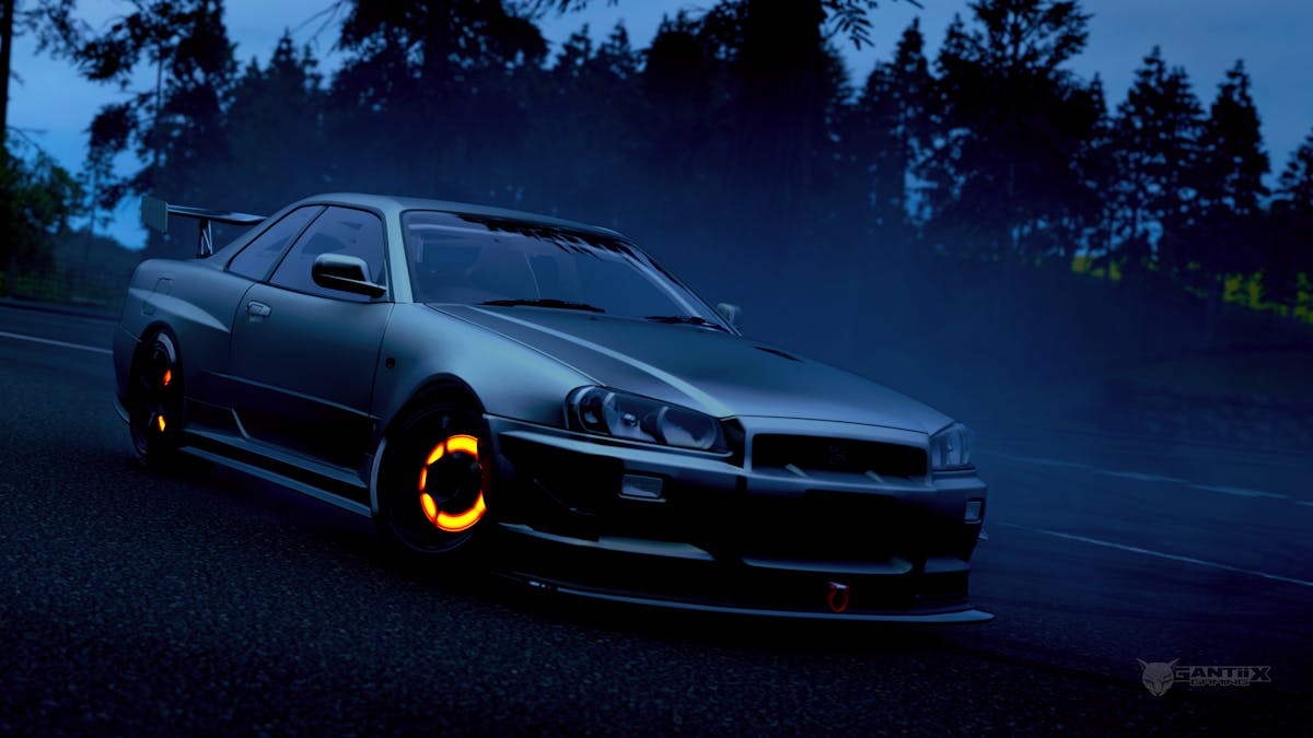 Nissan Skyline GT-R V-Spec II with hot brakes