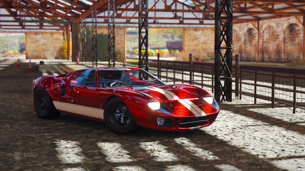 Ford GT40 Mk I in abandoned train station