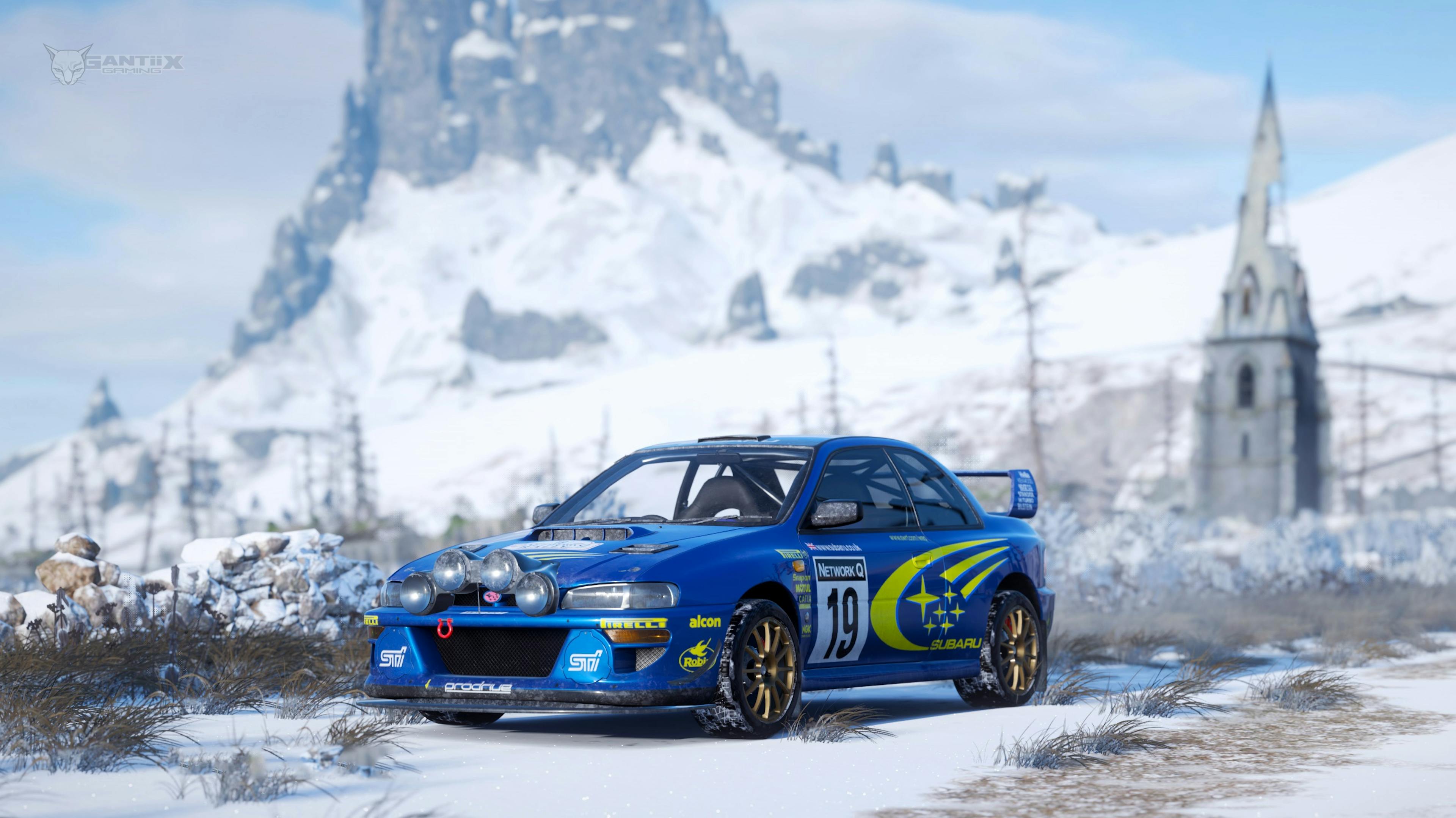 Subaru Impreza 22B STi fortune island mountain