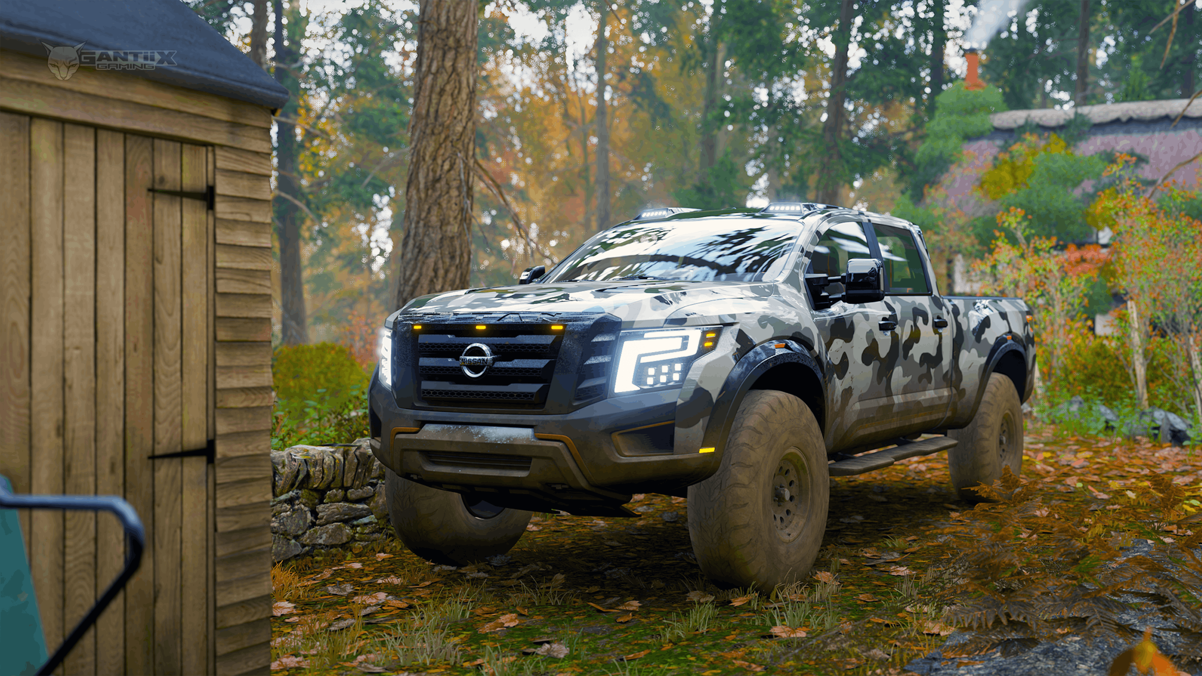 Nissan TITAN Warrior Concept in the woods