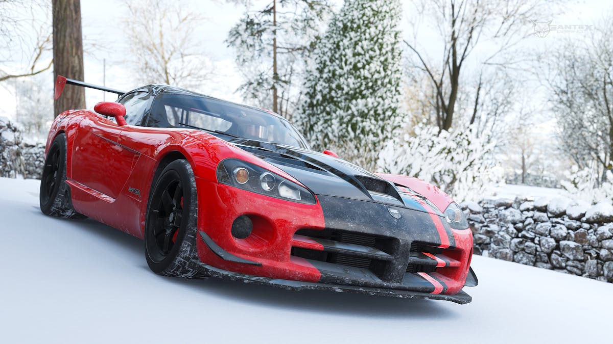 Dodge Viper SRT10 ACR in snow