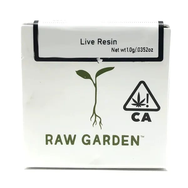 raw garden live resin container 