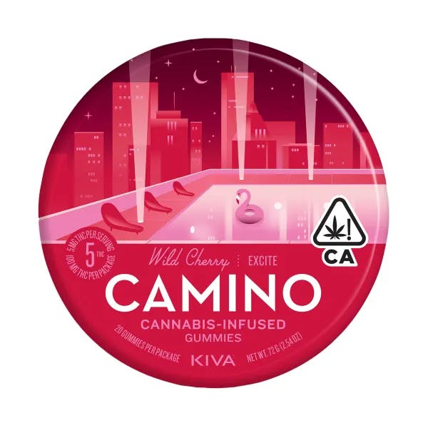 camino wild cherry gummies pacakge