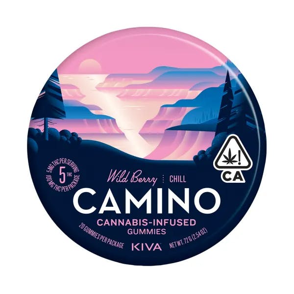 camino wild berry gummies pacakge