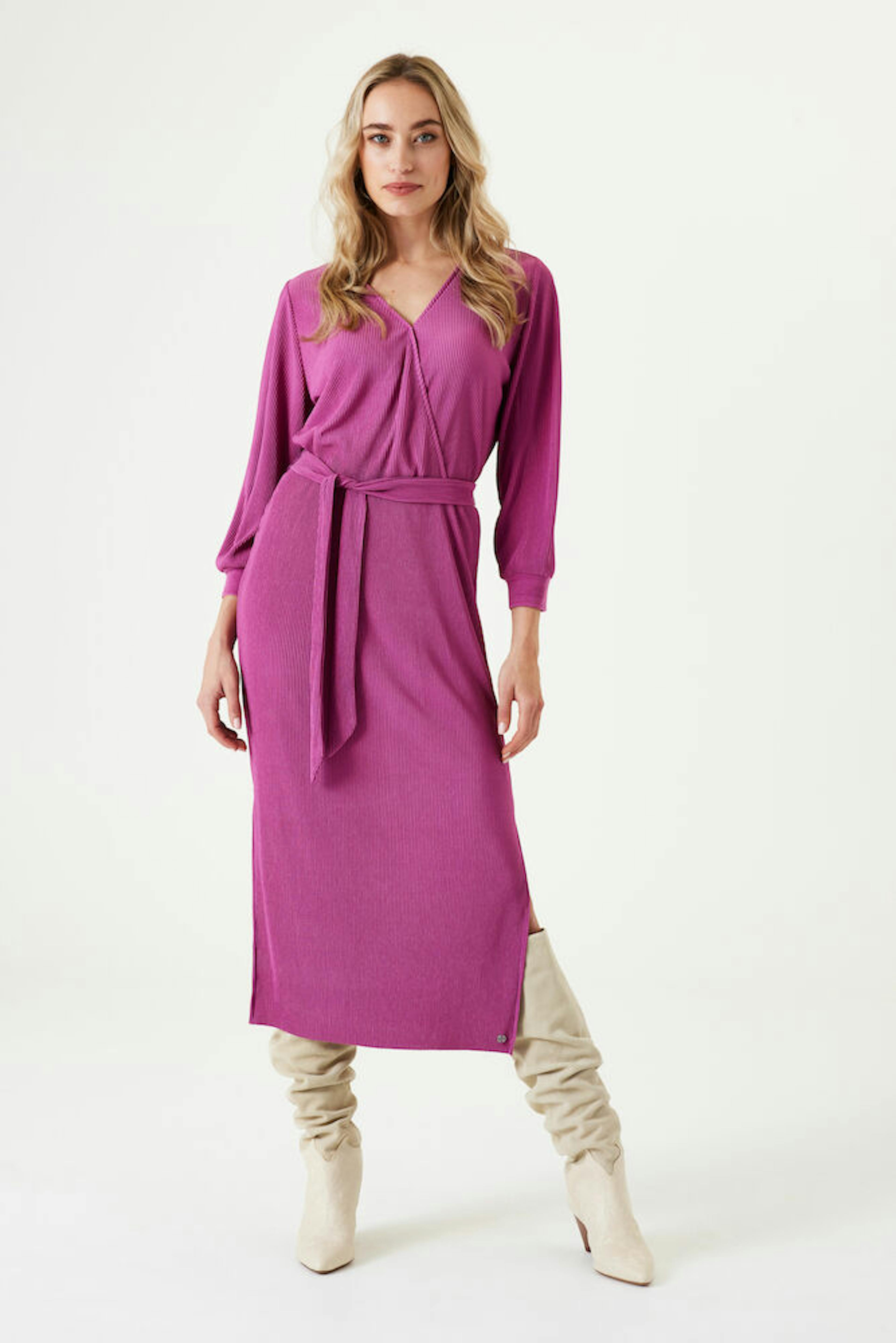 jurk voor kerst paars roze