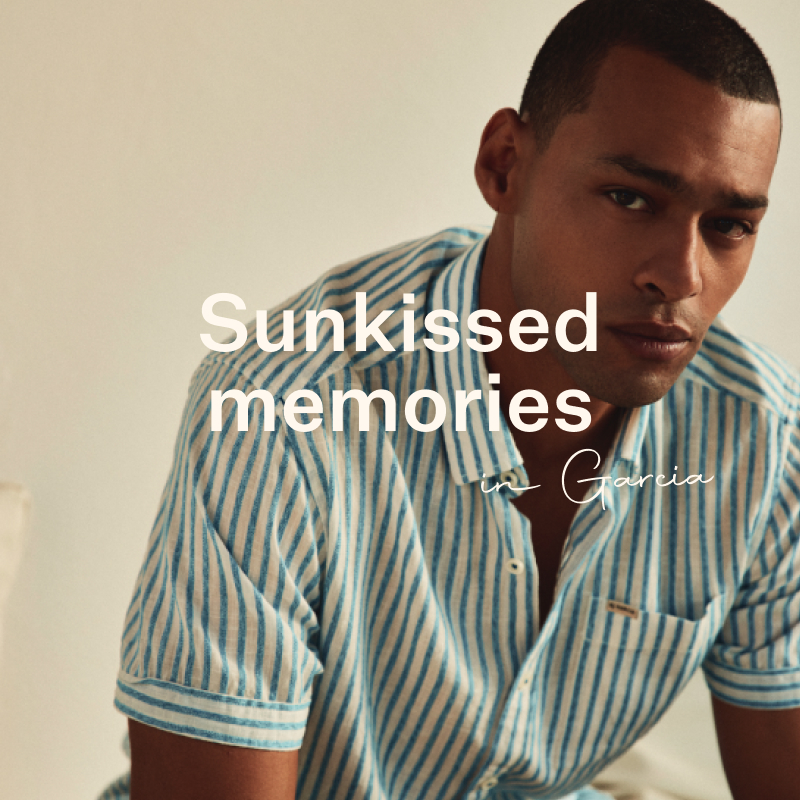 Stylish Men's Short-sleeved Shirt With Floral Print GARCIA, For A Unique Look