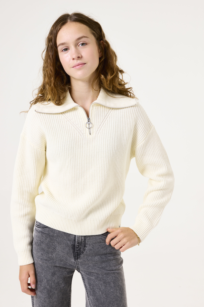 Garcia Mädchen Langarmshirt Mit Streifen - Weiches Basic Shirt Für Kinder