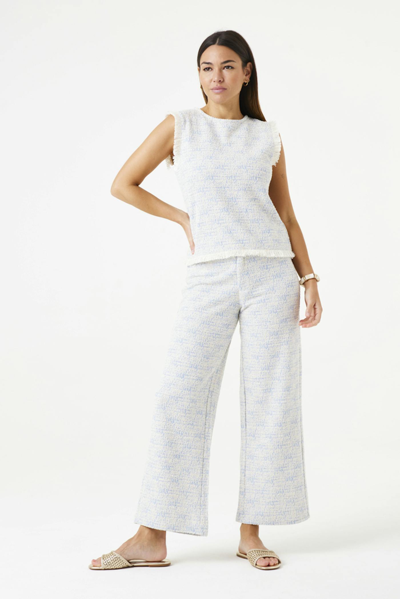 Broek met structuur