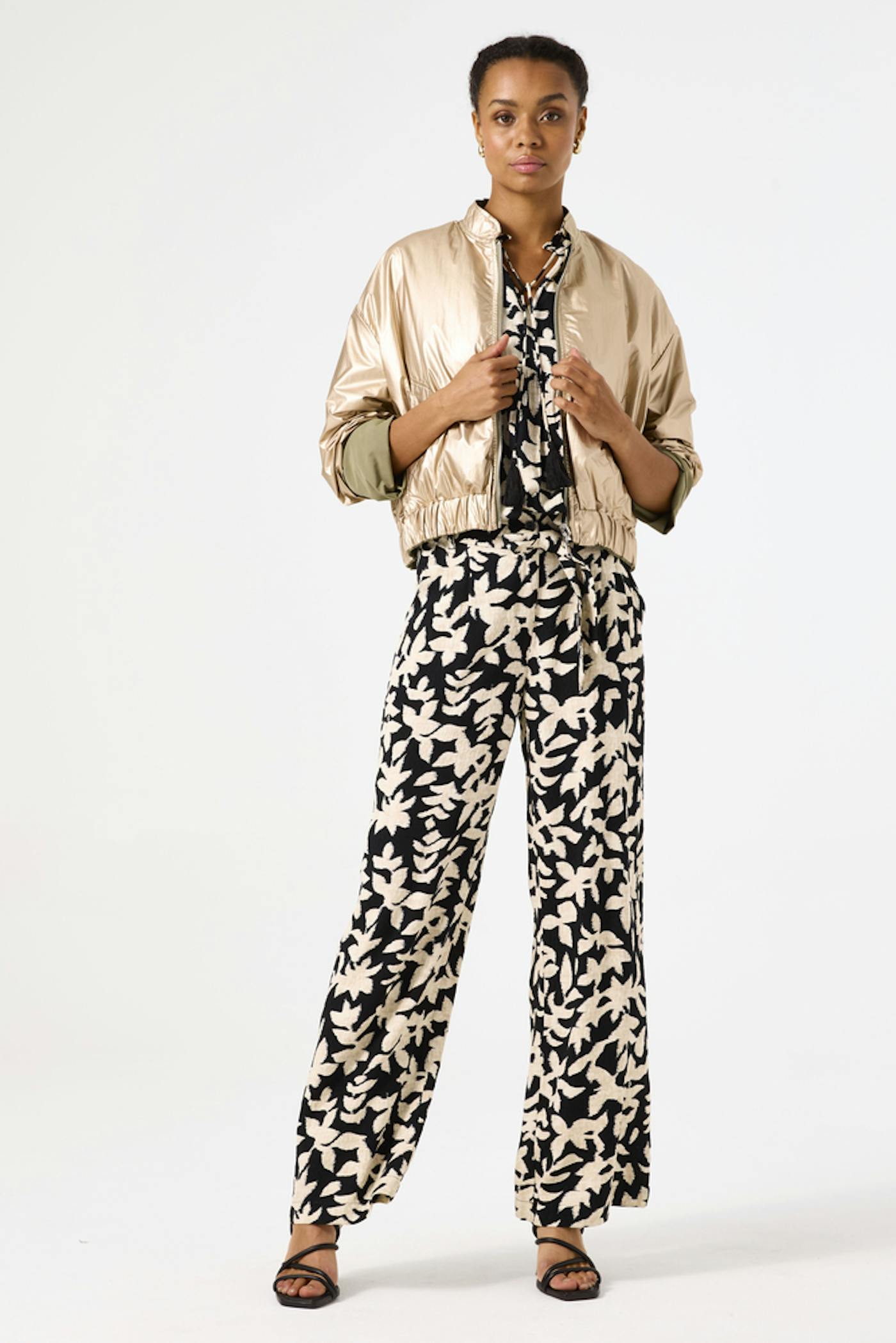 Broek met print