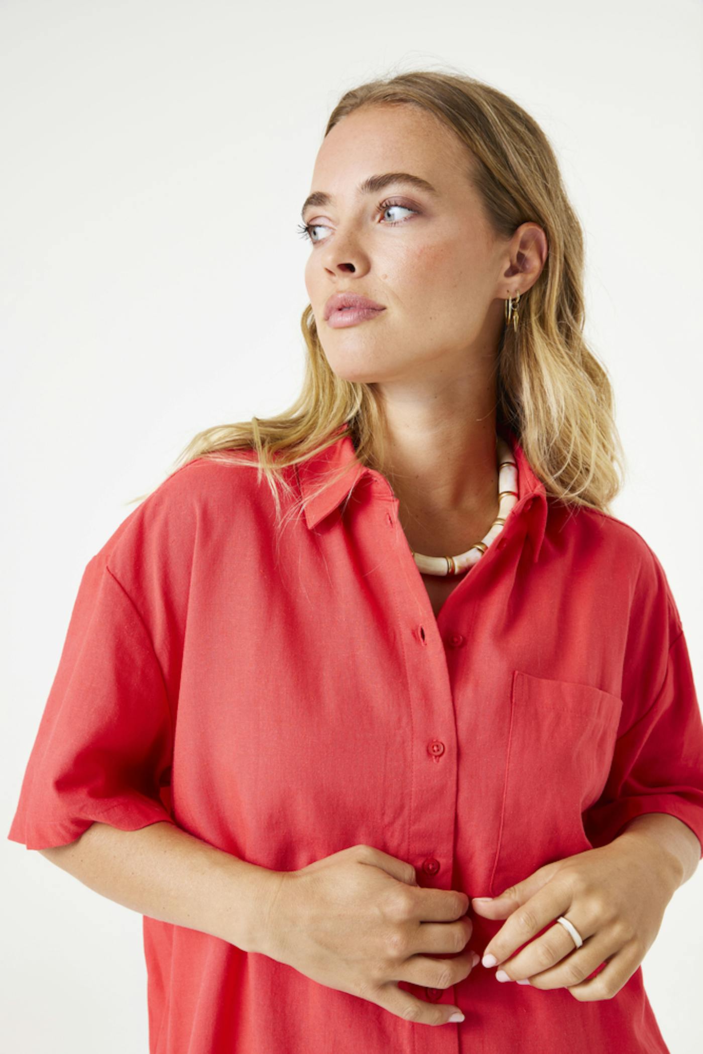 Rode blouse