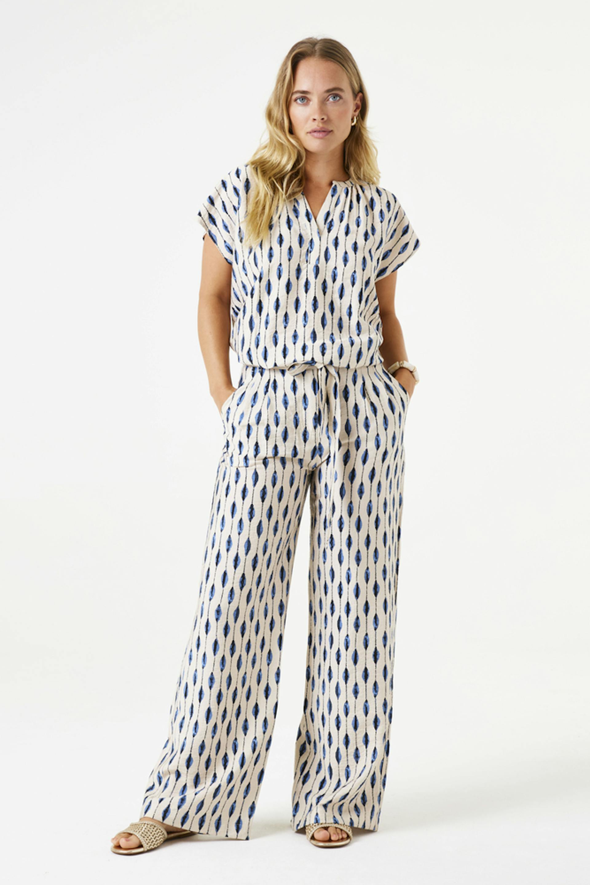 Broek met print