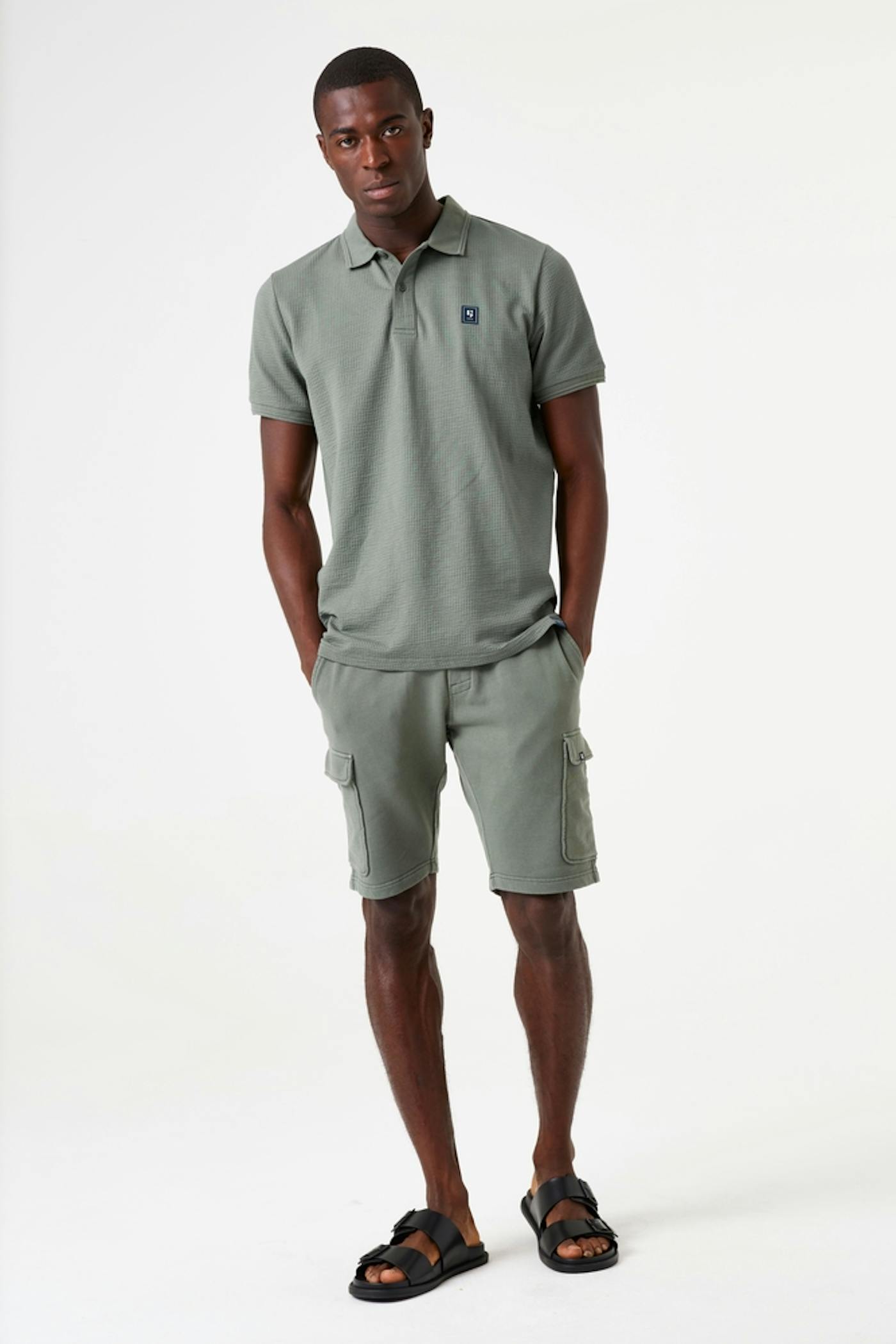 Groene joggersshort