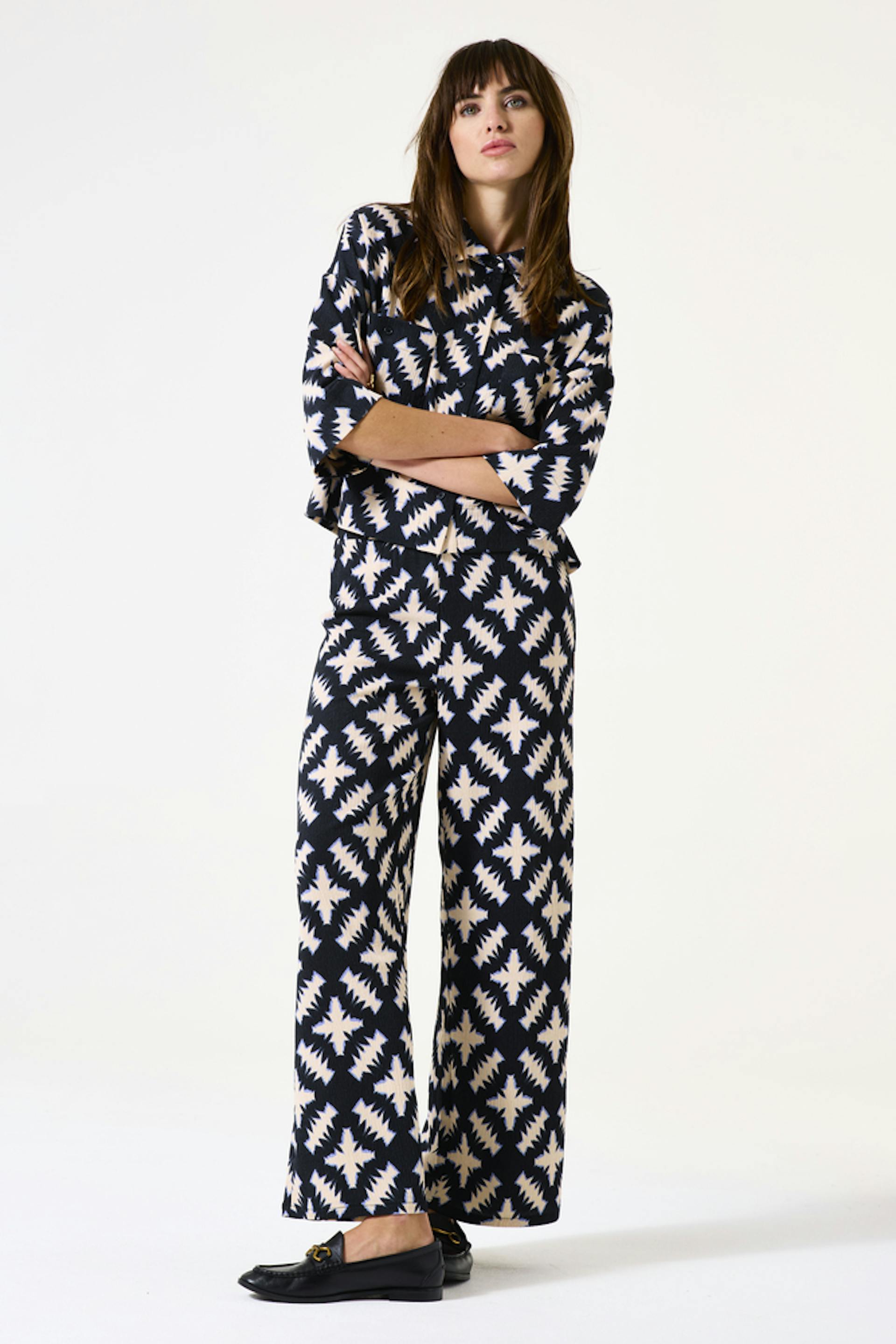 Broek met print