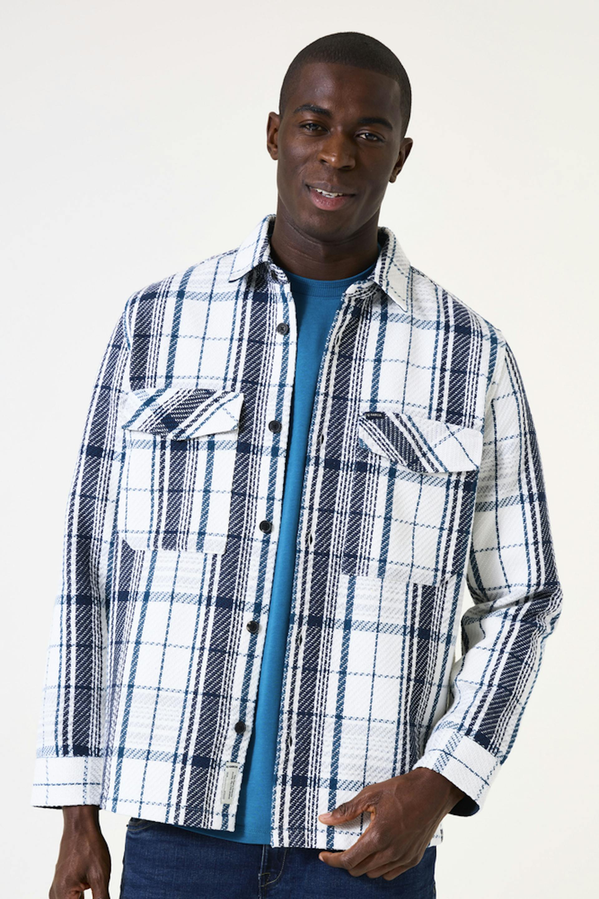 Geruite overshirt