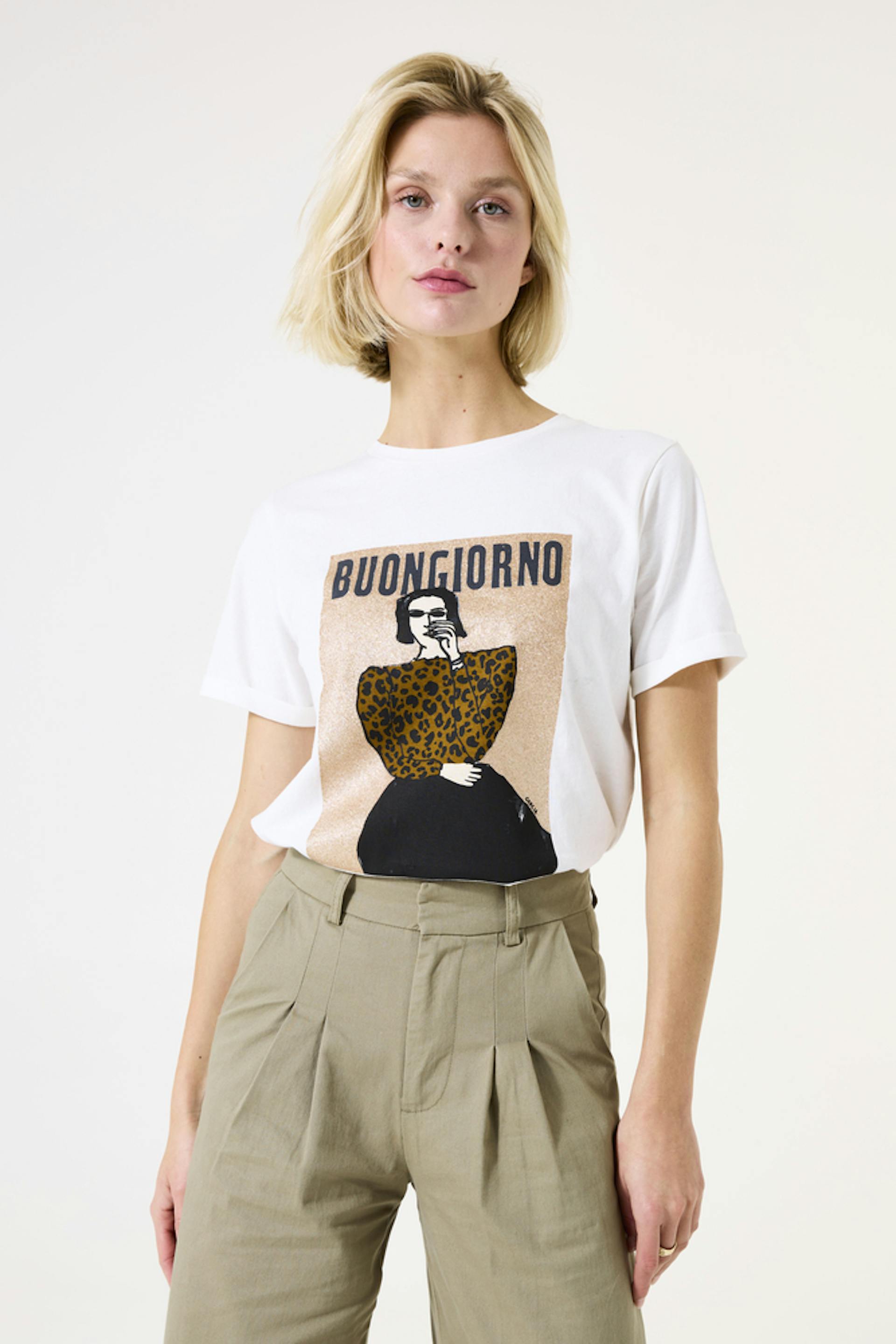 Gebroken wit T-shirt
