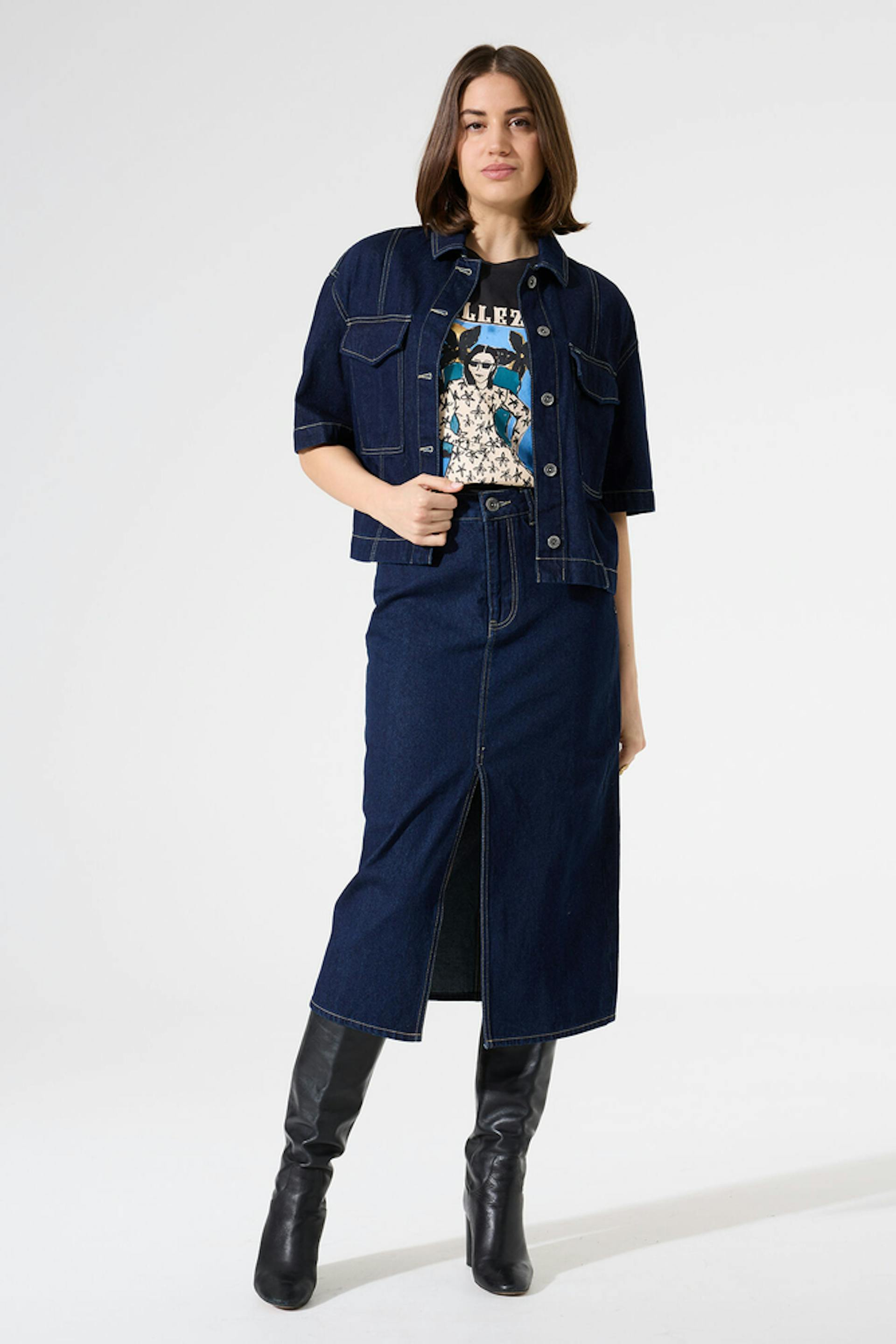 Denim Rok - Rinsed