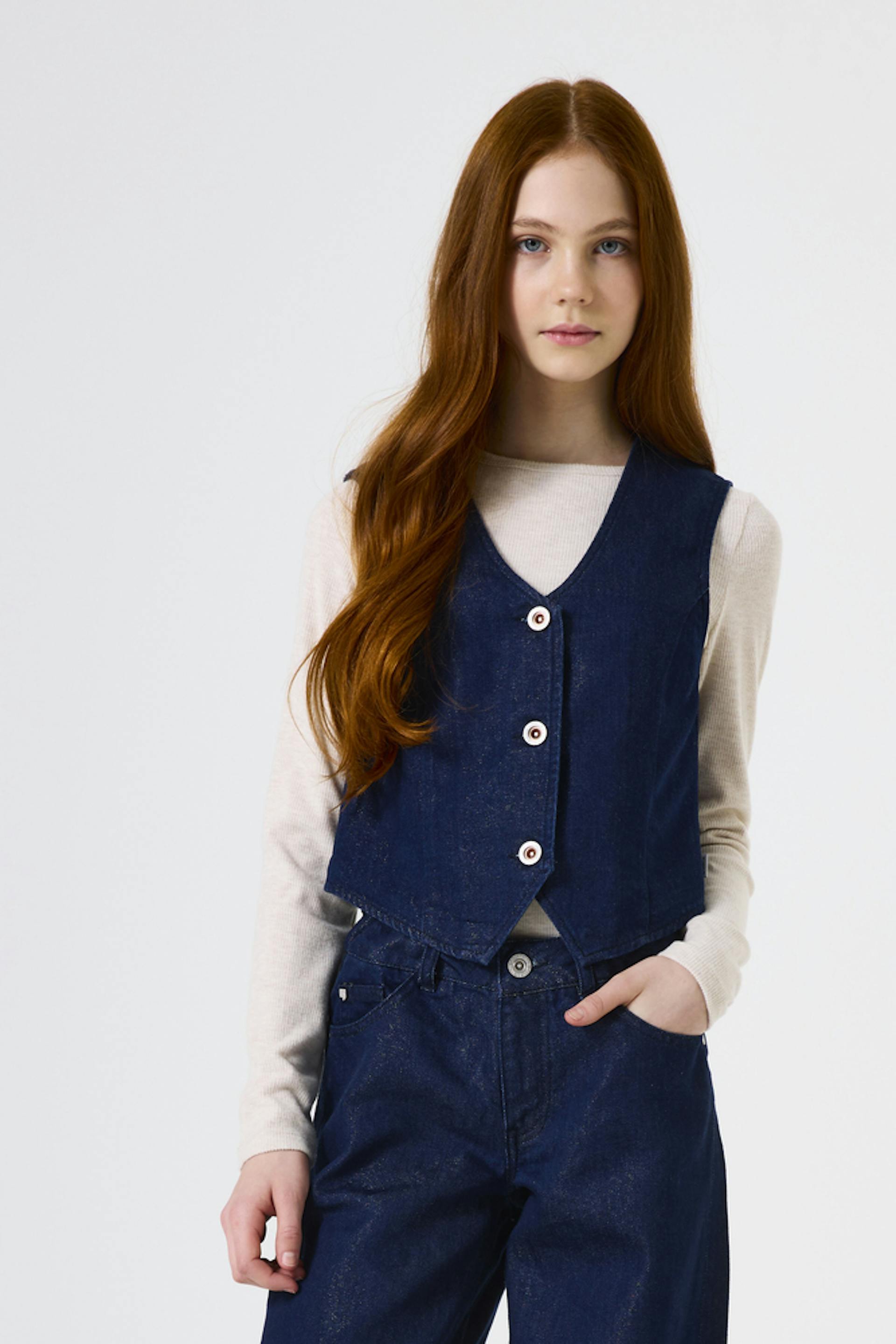 Denim Gilet - Rinsed