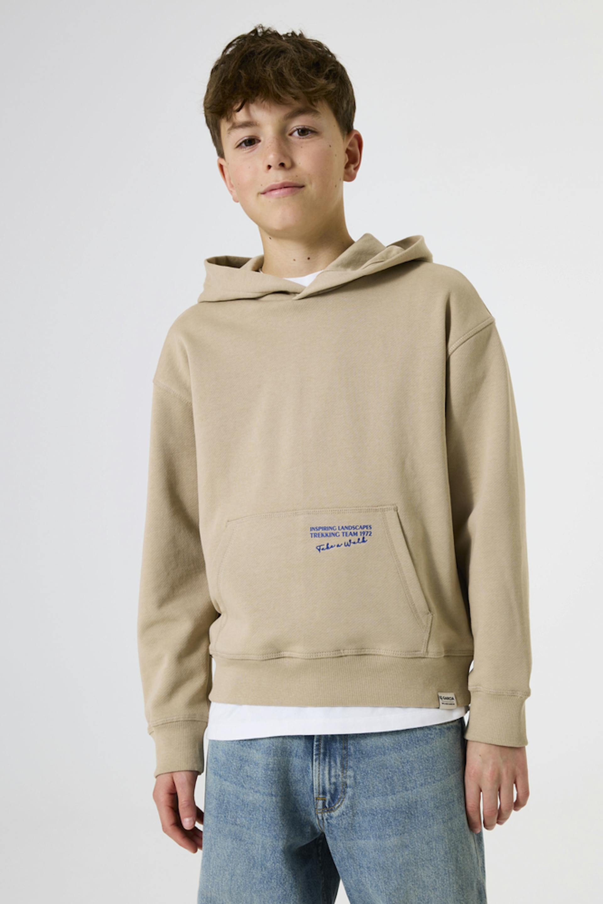 Beige hoodie