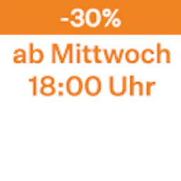 ab Mittwoch 18:00, 30 % Rabatt auf alle Jeans