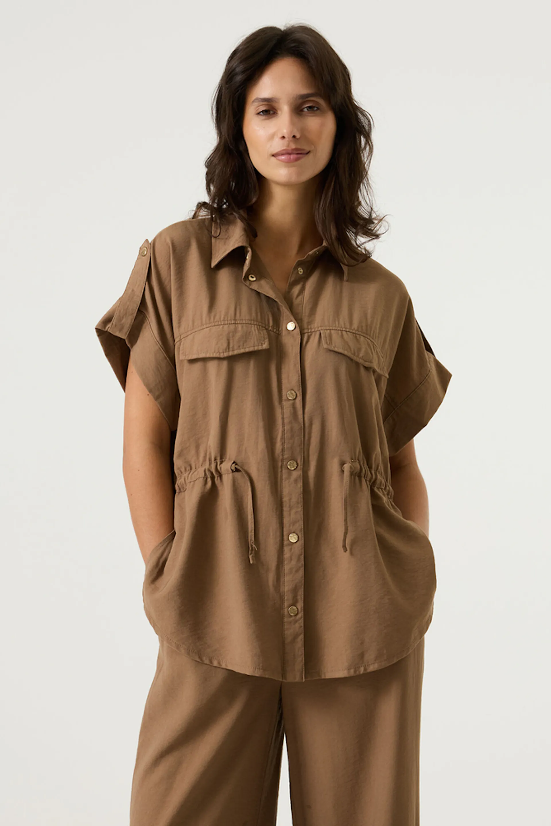 Braune Jacke