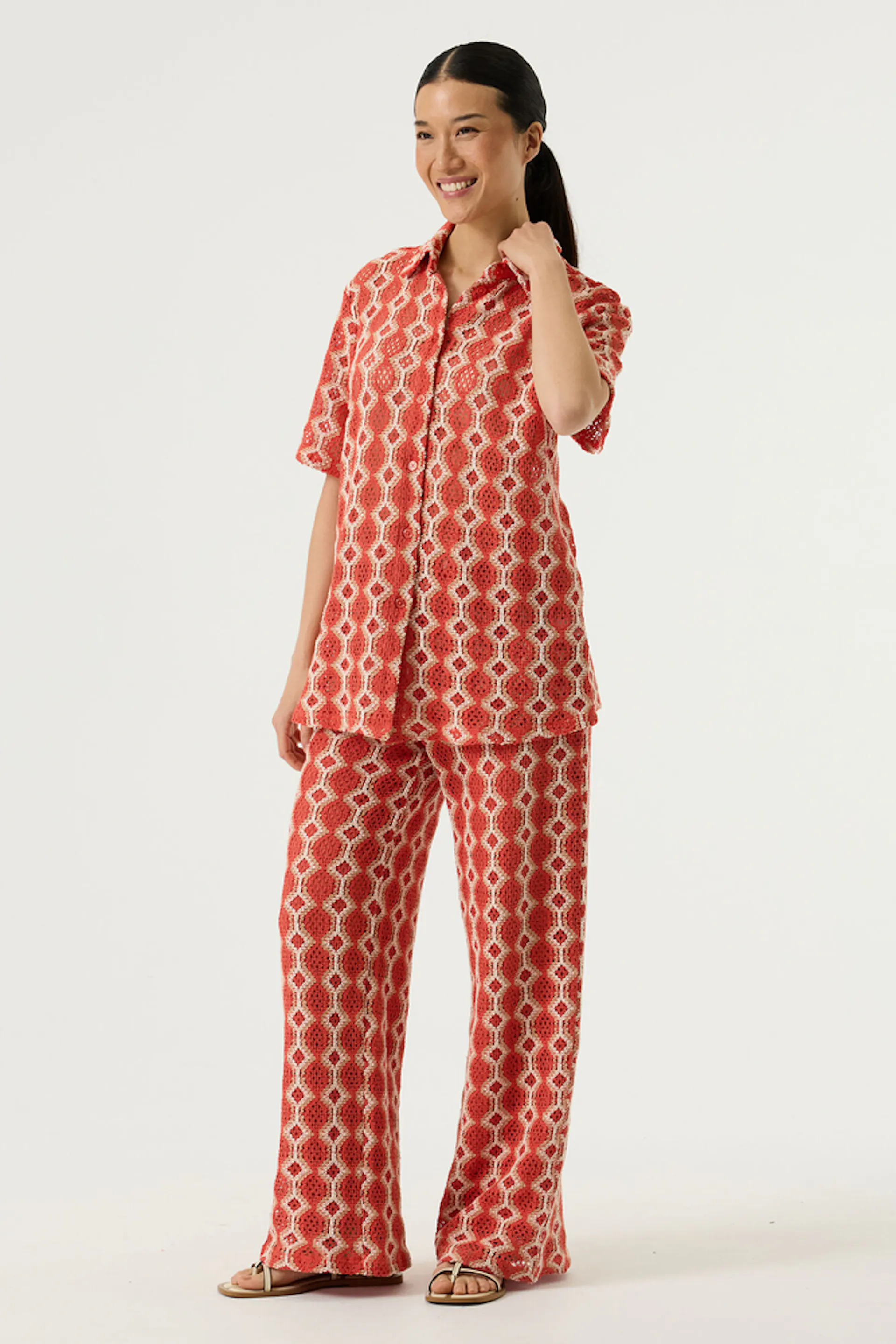 Pantalon avec imprimé