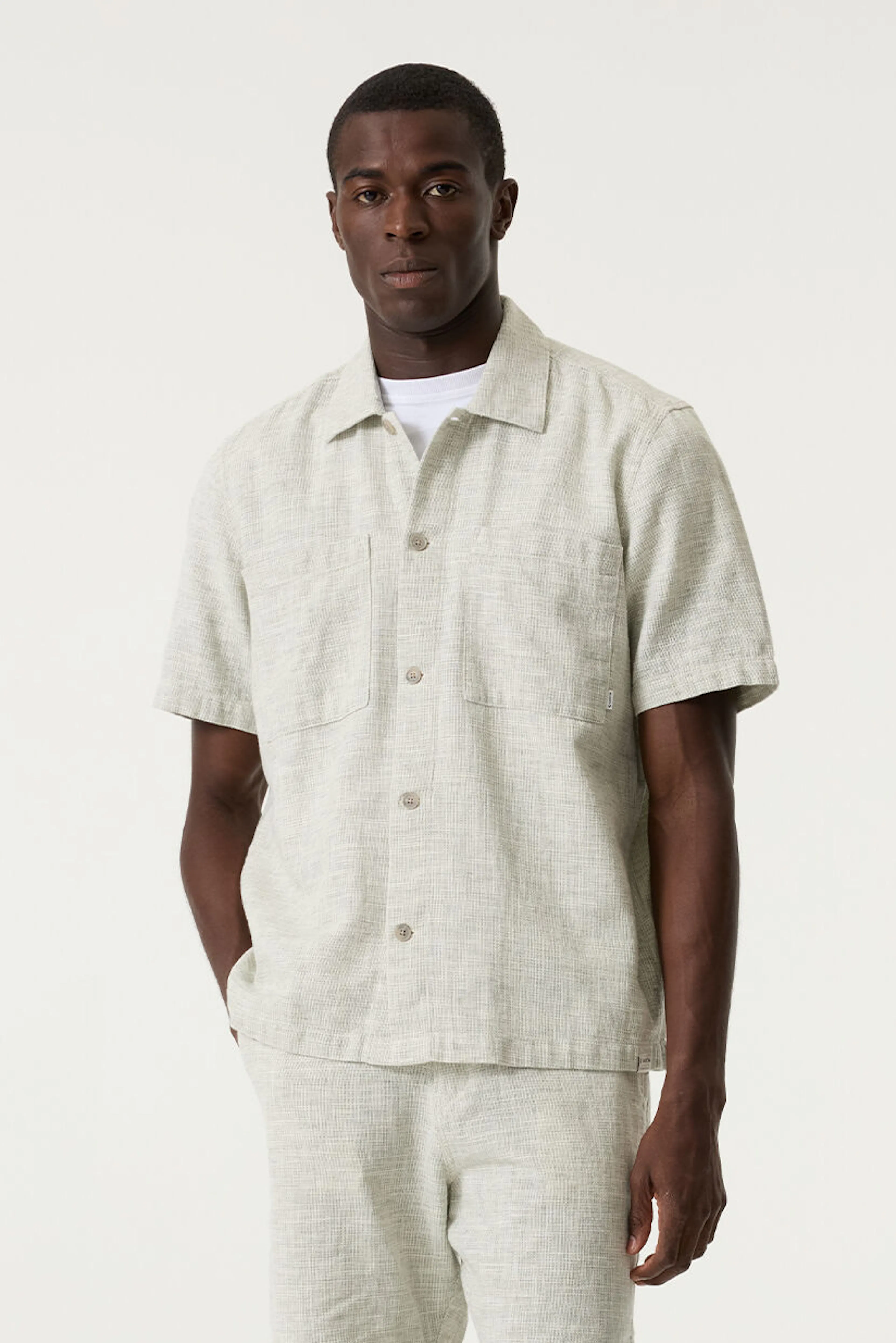 Lichtgroene overshirt
