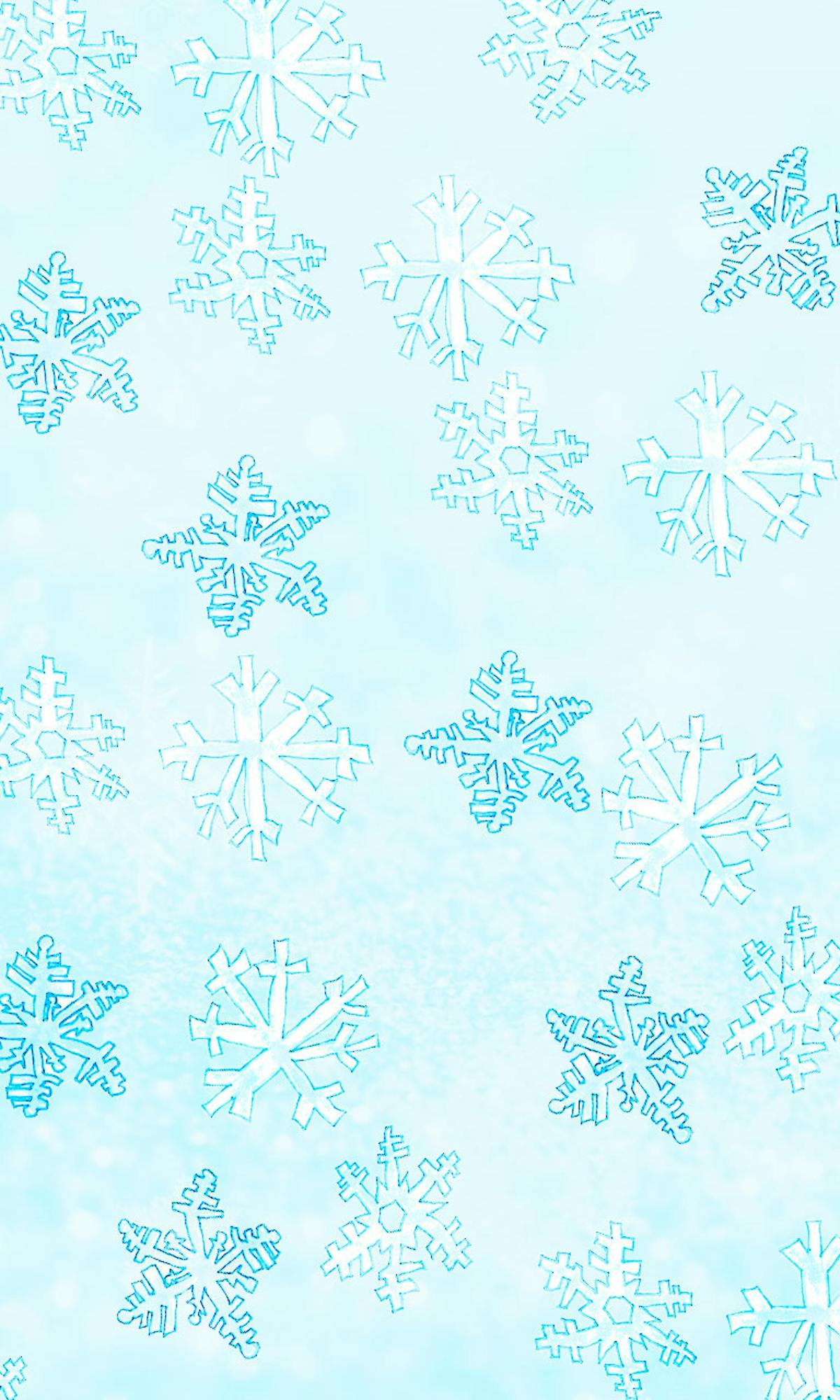 Garitma, fondo de pantalla para celular patrón copos de nieve, dibujo marcador sobre papel