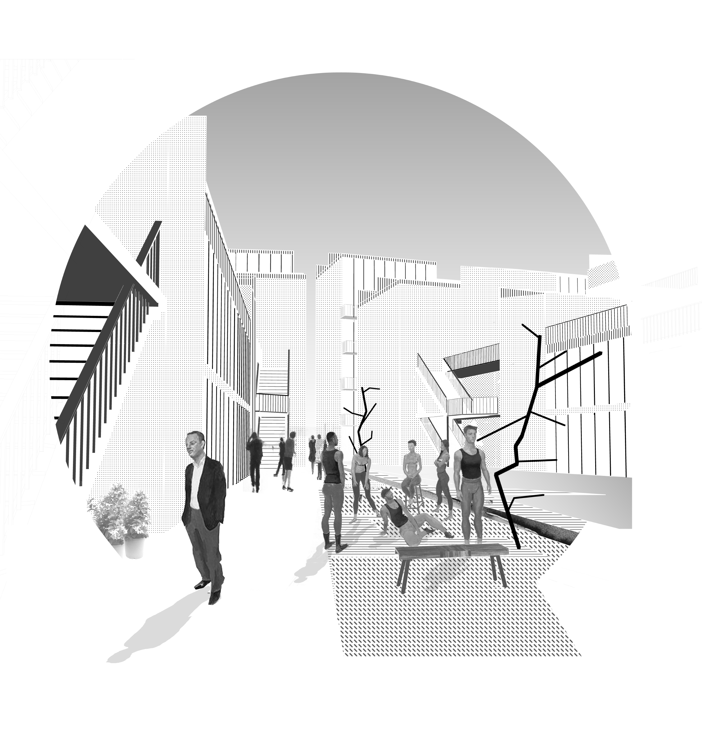 Inner courtyard space