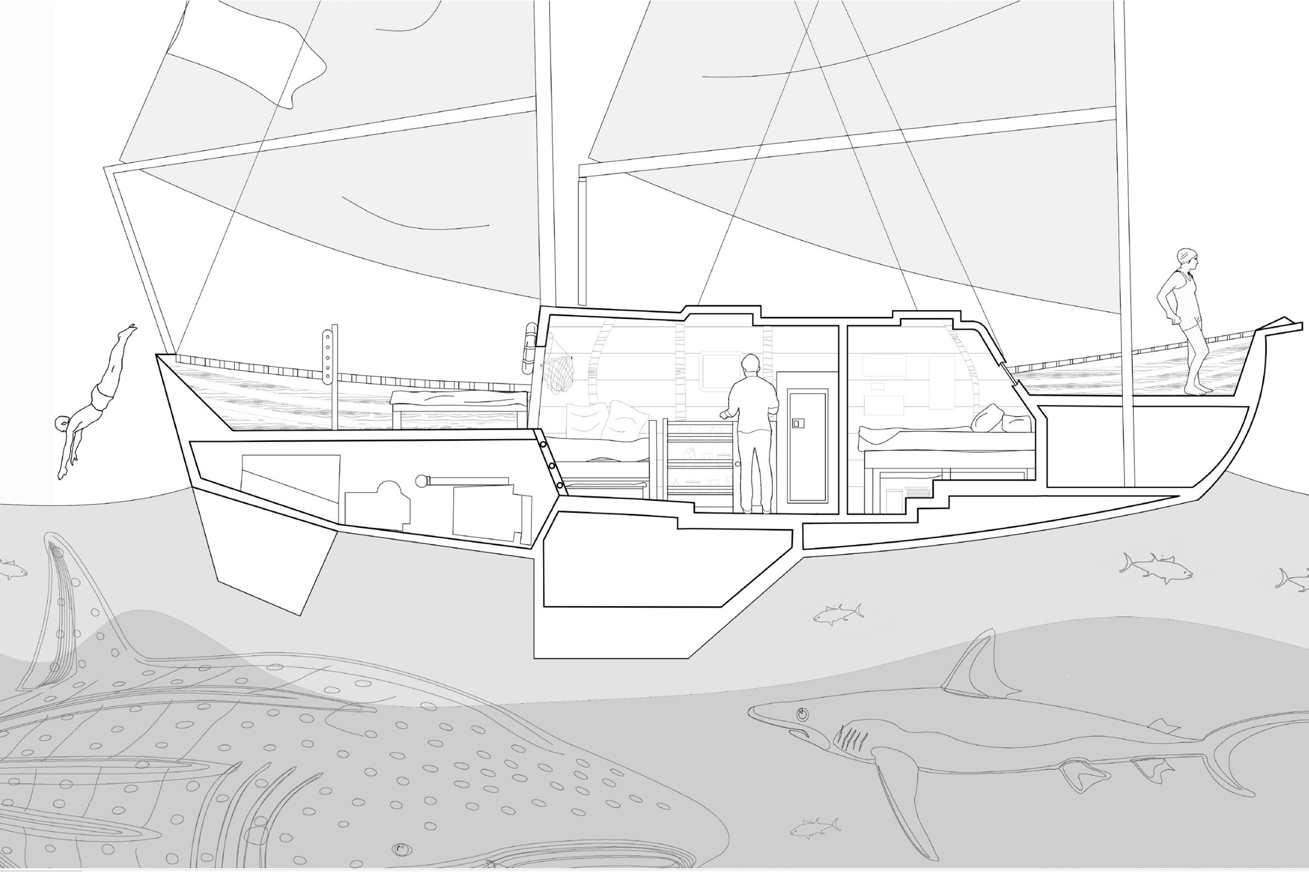 Exploration began with studying cramped living conditions.