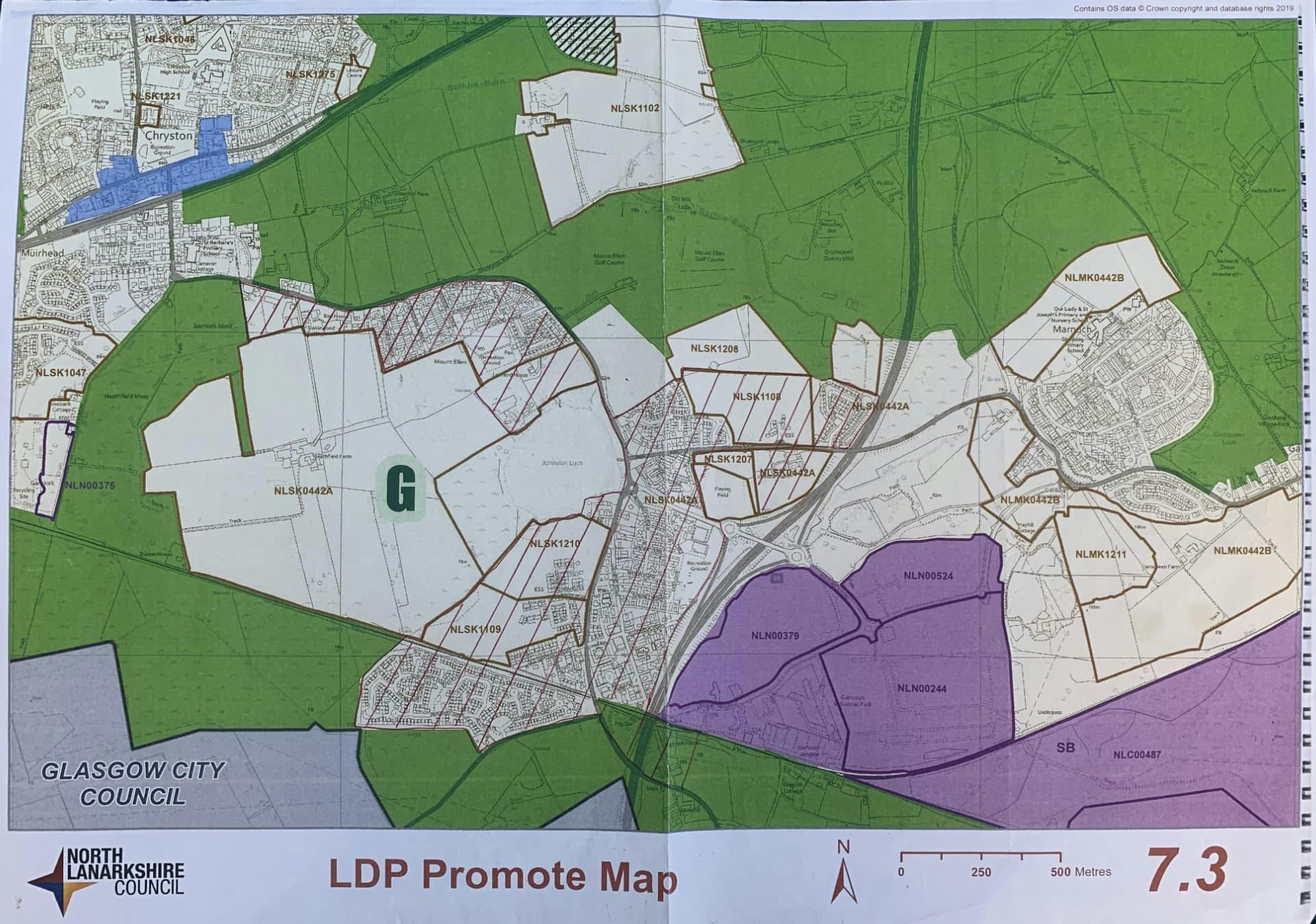 Gartcosh Area Map