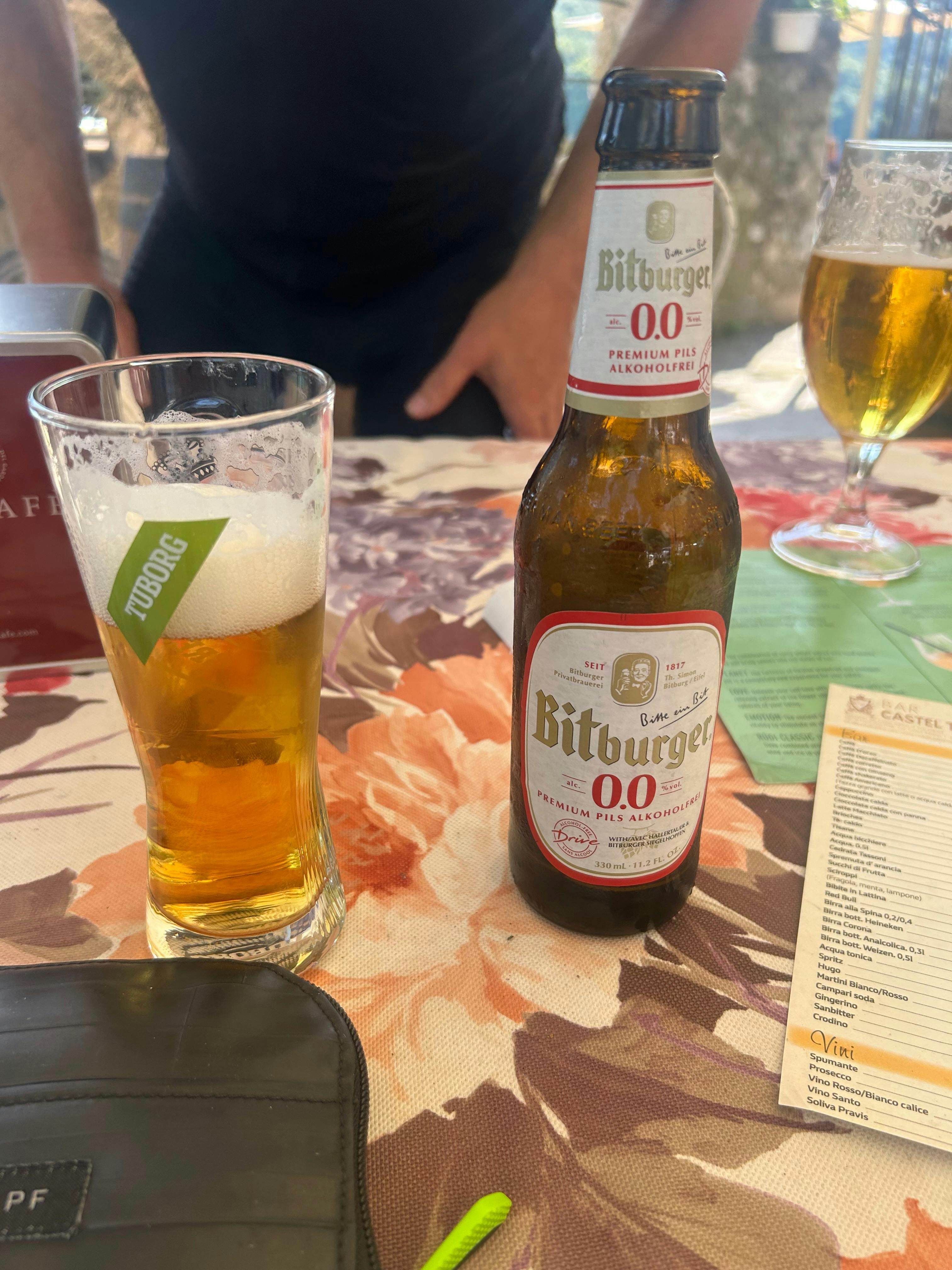 A non alcoholic beer