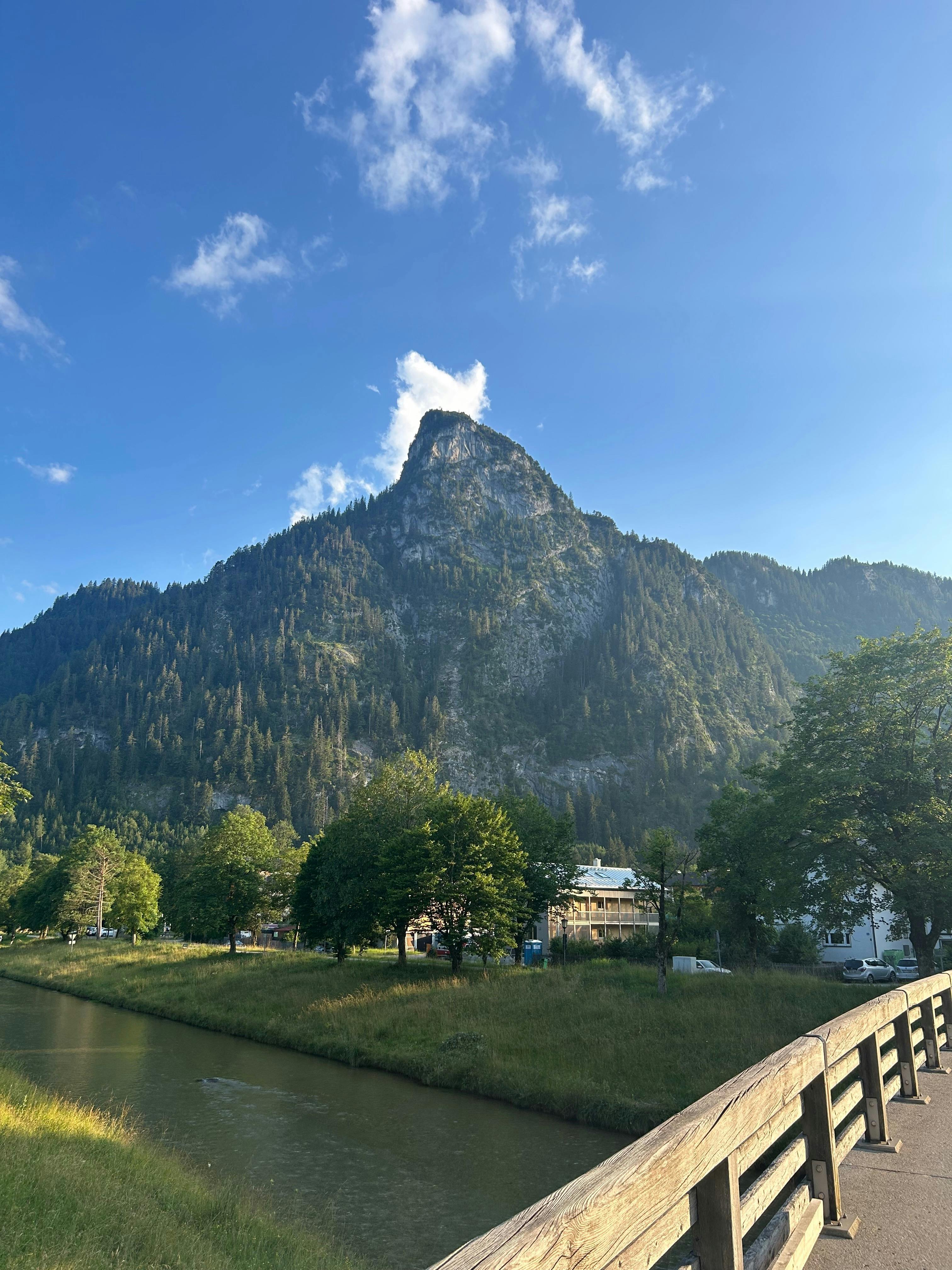 A mountain in the alps