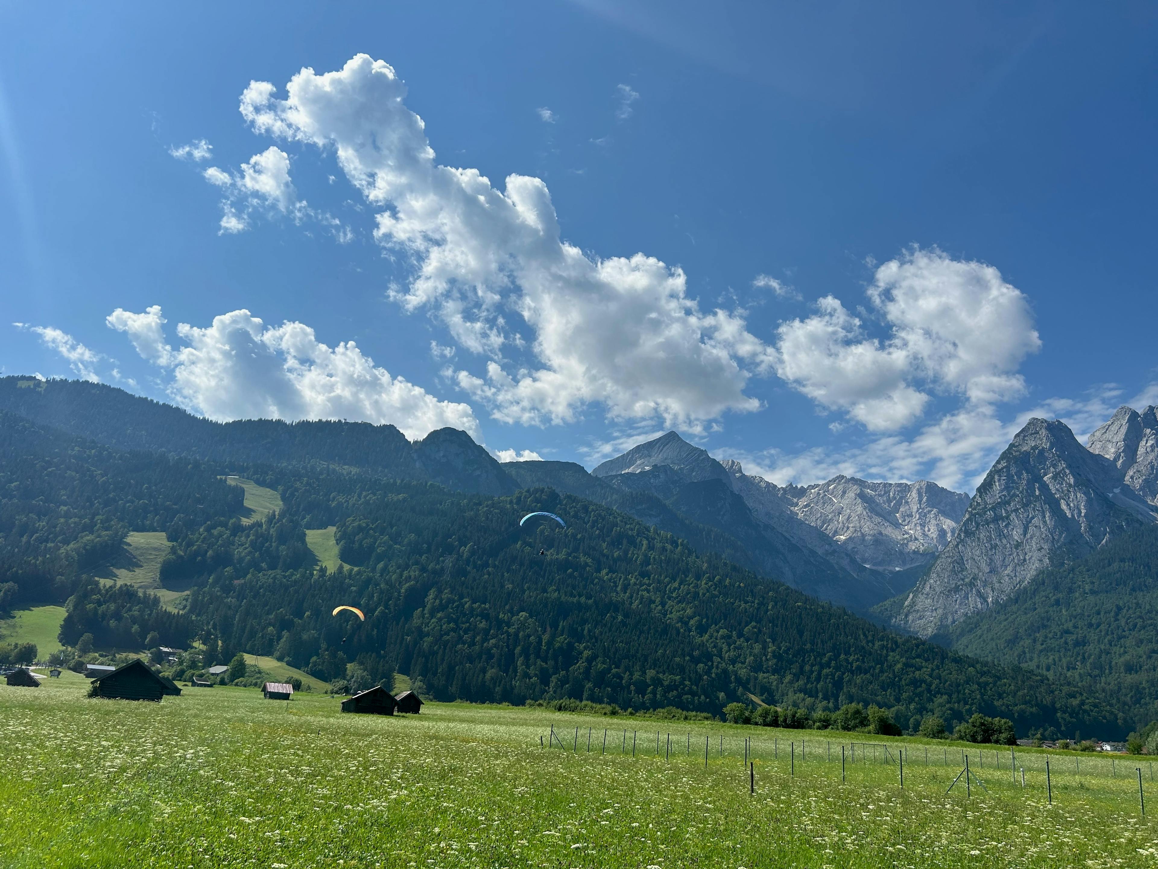 Zugspitze mountain range