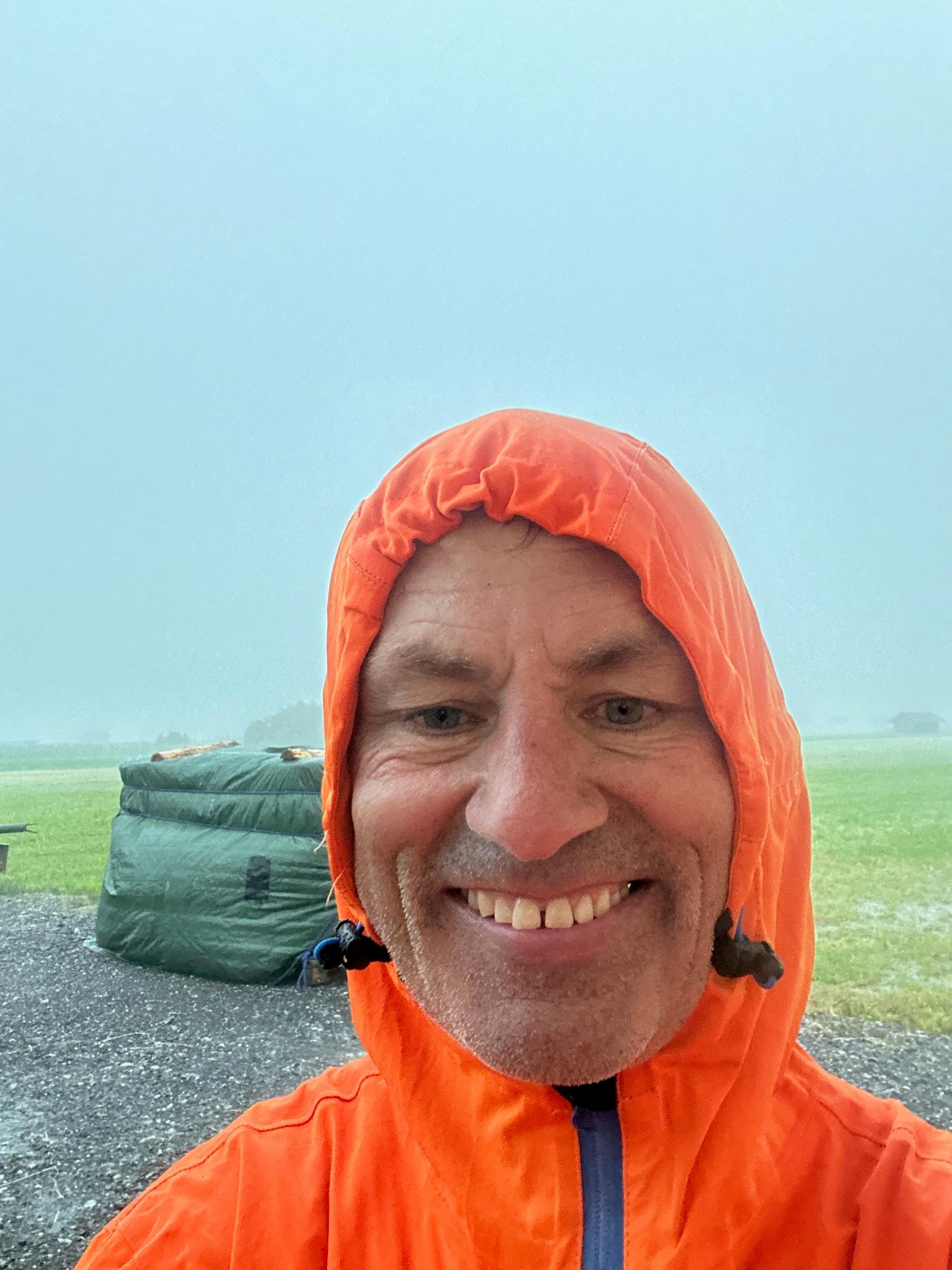 me in a raincoat