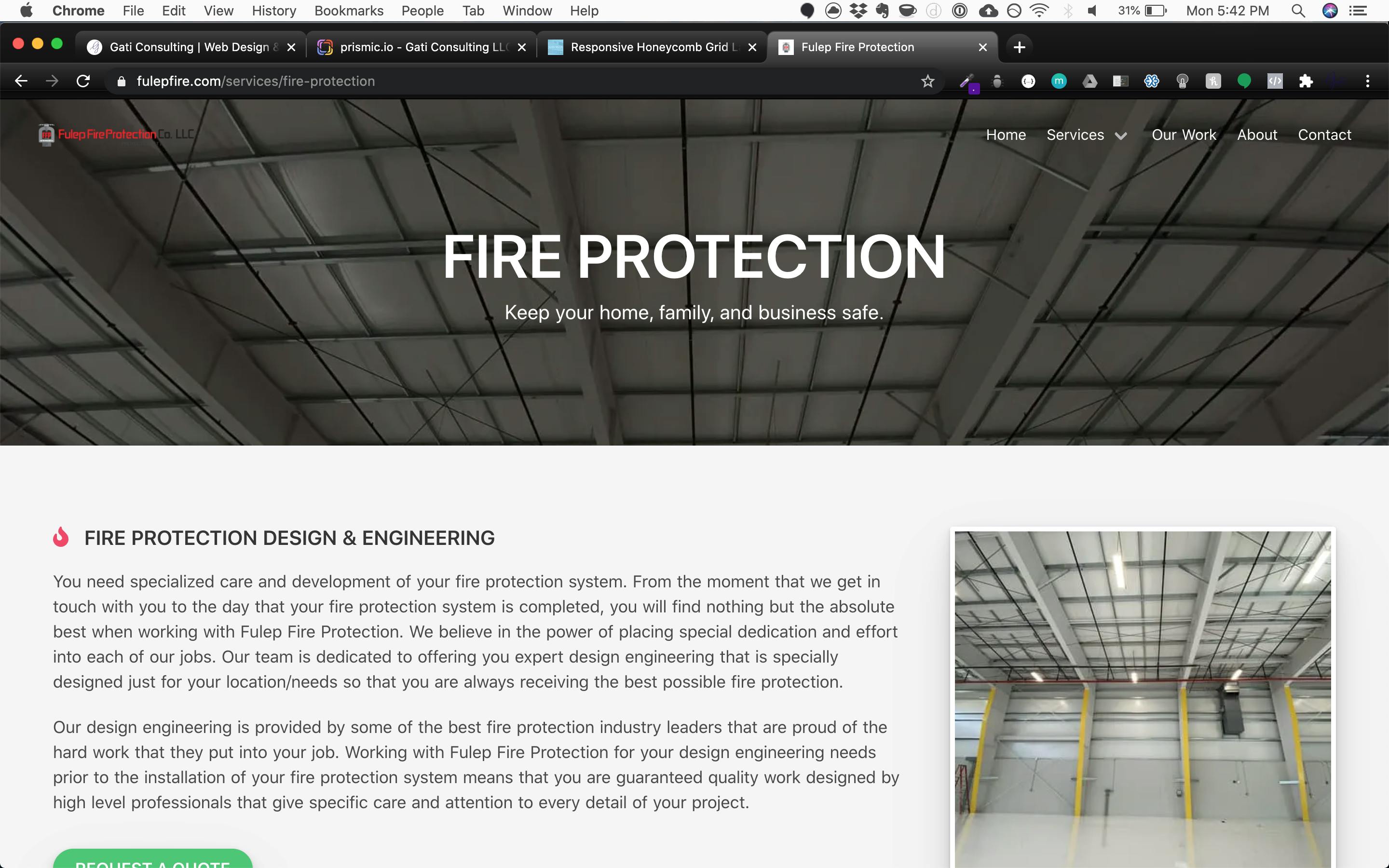 Fulep Fire Protection - Services